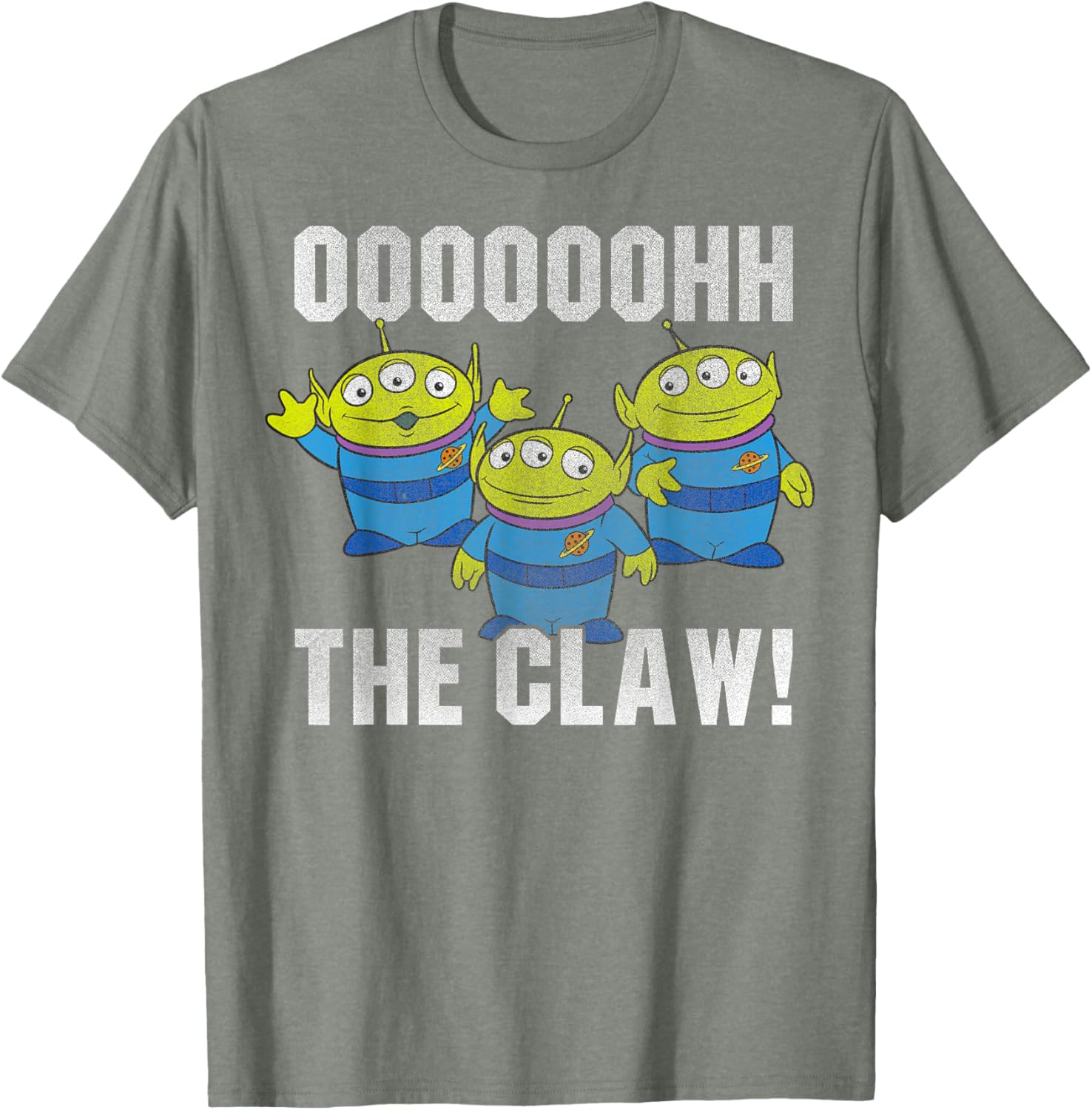 Disney Pixar Toy Story Alien Oooooh The Claw Distressed T-Shirt for Fans - 10