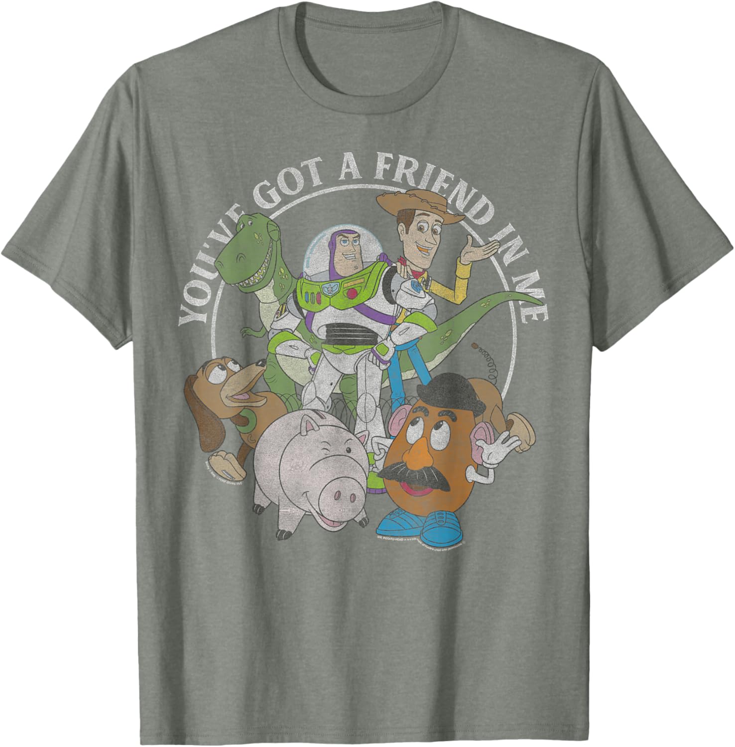 Disney Pixar Toy Story You've Got A Friend In Me Group Shot T-Shirt - 3