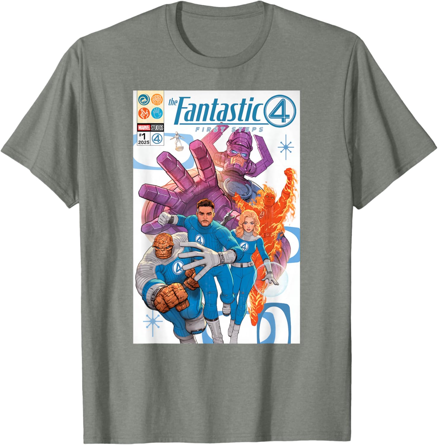 Marvel Fantastic Four Comic Book Cover Art T-Shirt for Fans and Collectors - 20