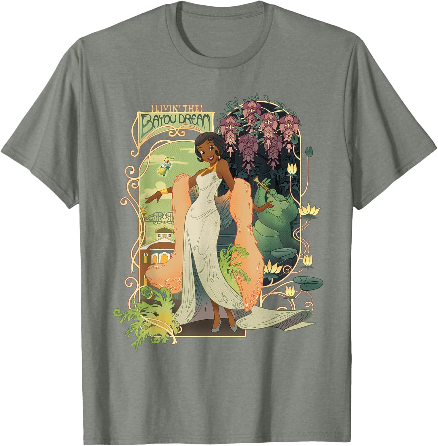 Disney Princess Tiana Livin' the Bayou Dream T-Shirt for Kids and Adults - 15