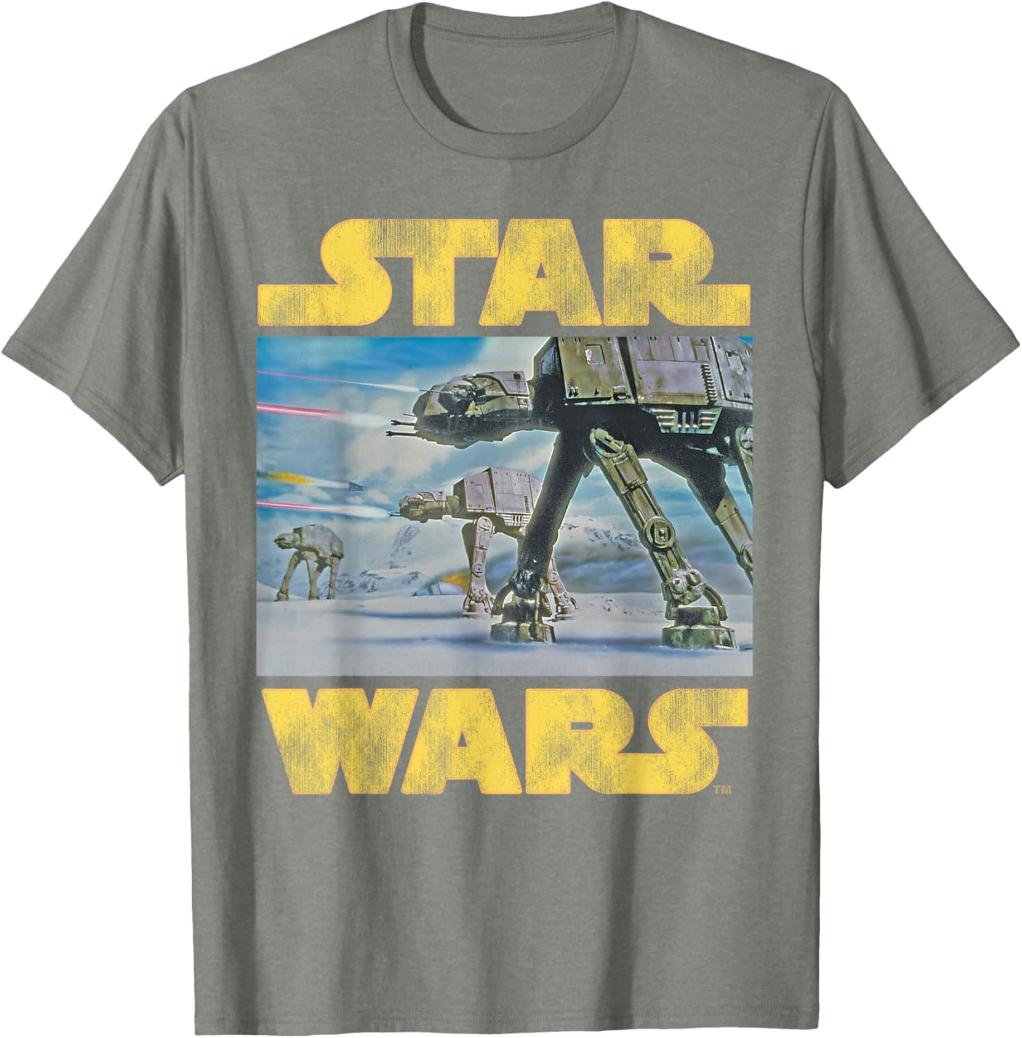 Star Wars Vintage AT-AT Battle of Hoth T-Shirt for Fans and Collectors - 5