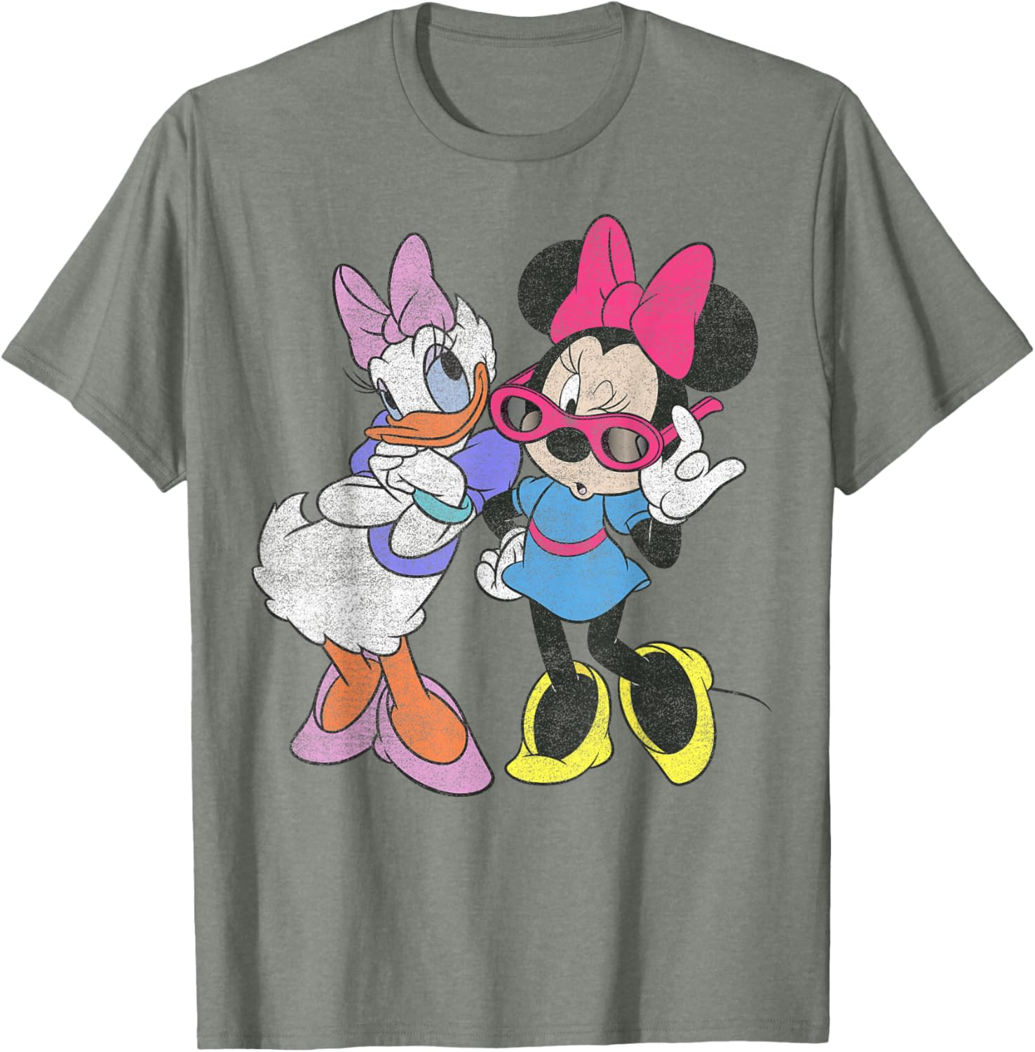 Disney Mickey and Friends Daisy and Minnie Short Sleeve T-Shirt for Kids - 4