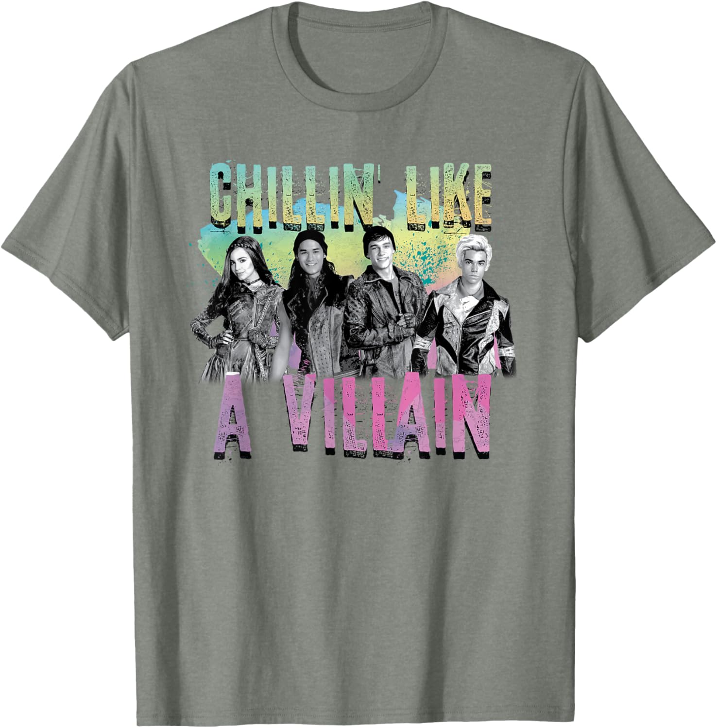 Disney Descendants Chillin Like A Villain T-Shirt for Kids and Adults - 7