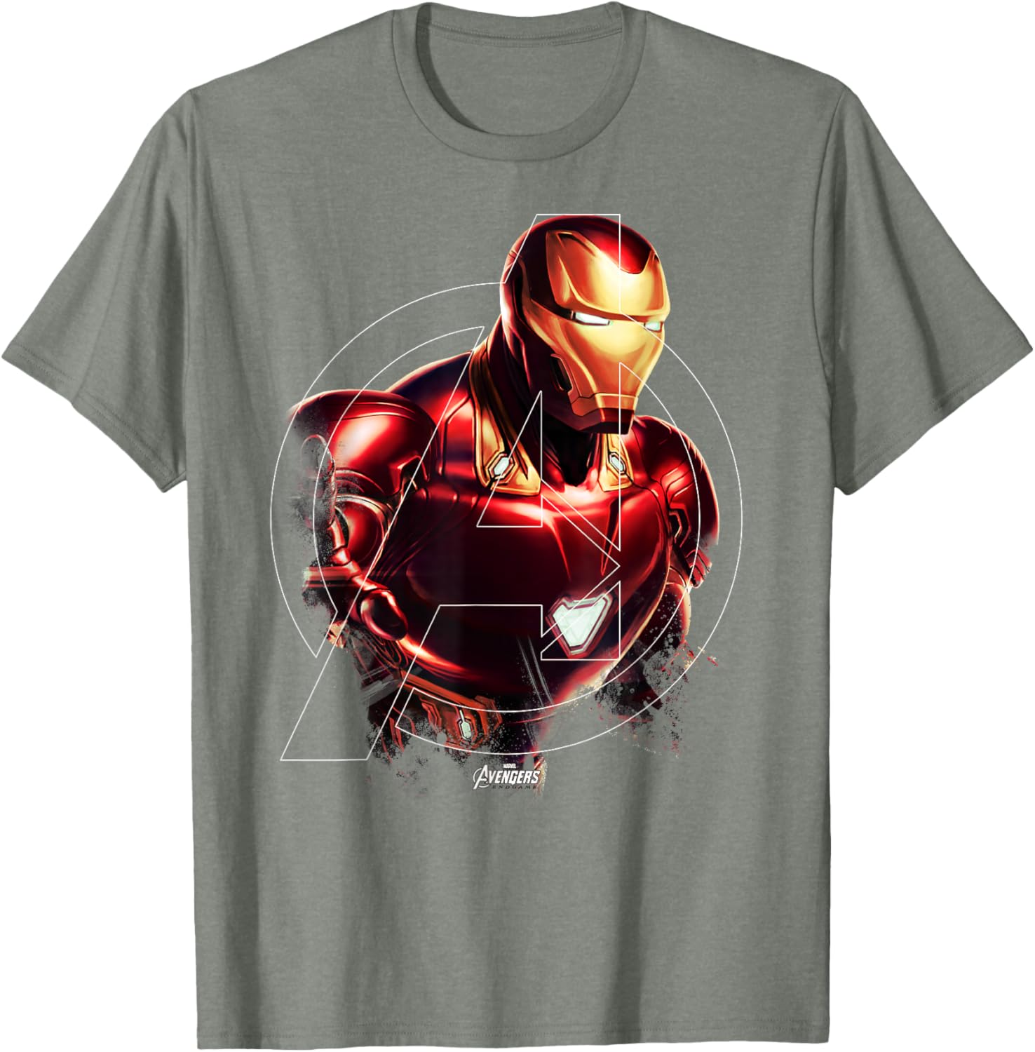 Iron Man Portrait Graphic T-Shirt Marvel Avengers Endgame Apparel - 9