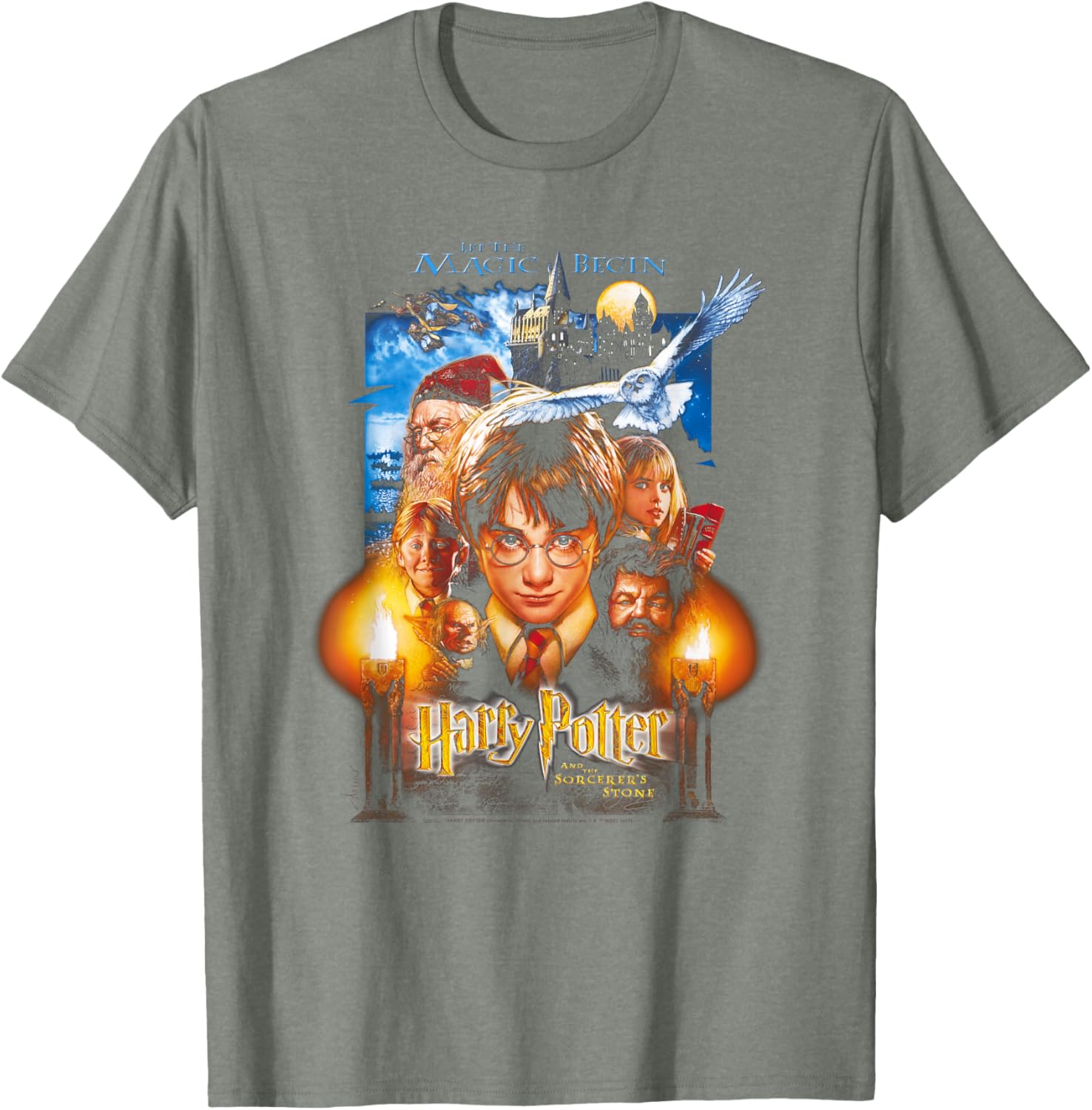 Harry Potter Black Movie Poster T-Shirt for Women - Short Sleeve Small - 1