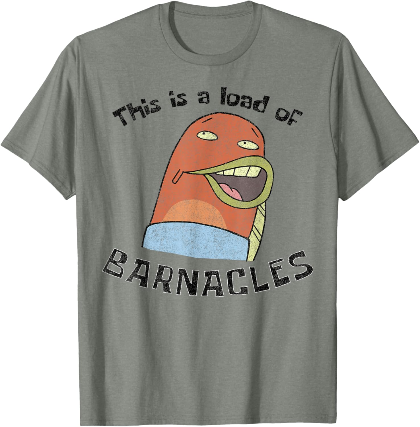 SpongeBob SquarePants Barnacles T-Shirt Fun Cartoon Apparel for Fans - 13