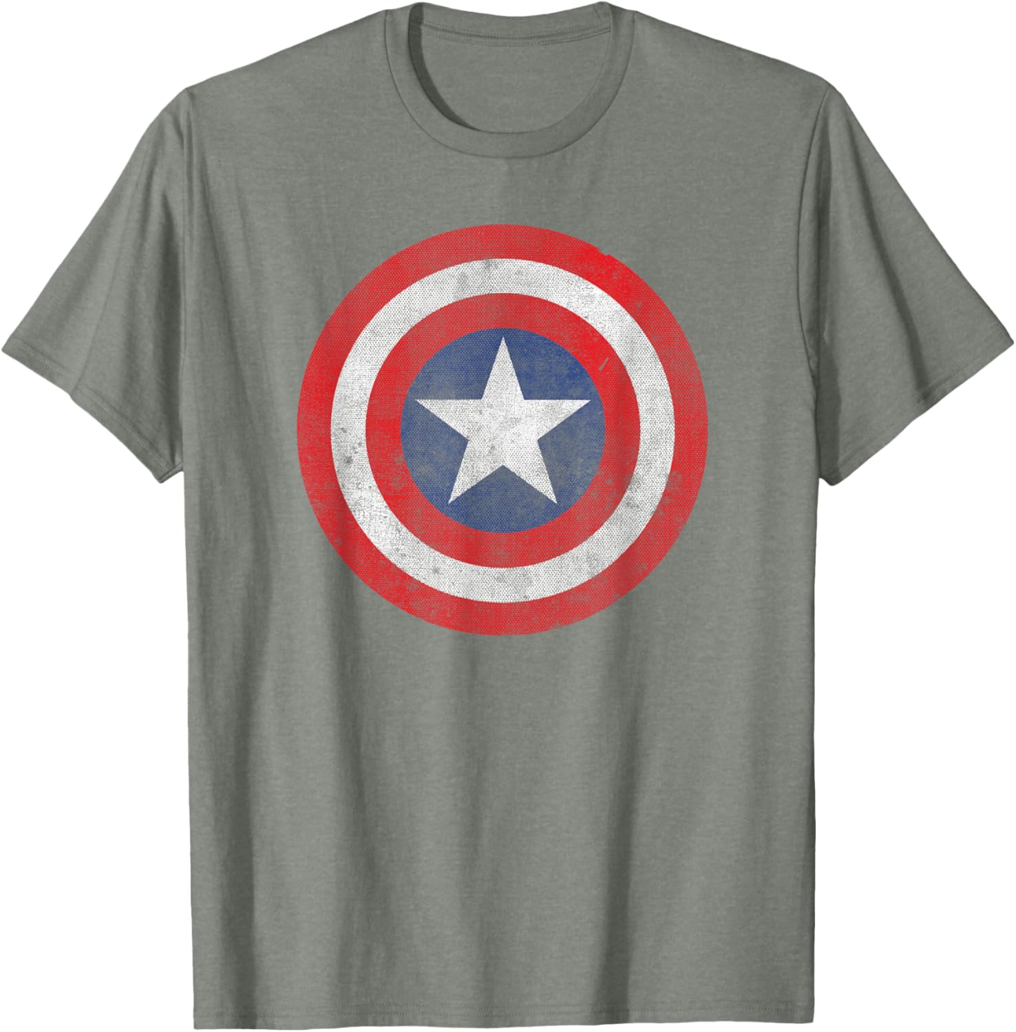 Retro Captain America Shield Costume T-Shirt for Marvel Fans - 5