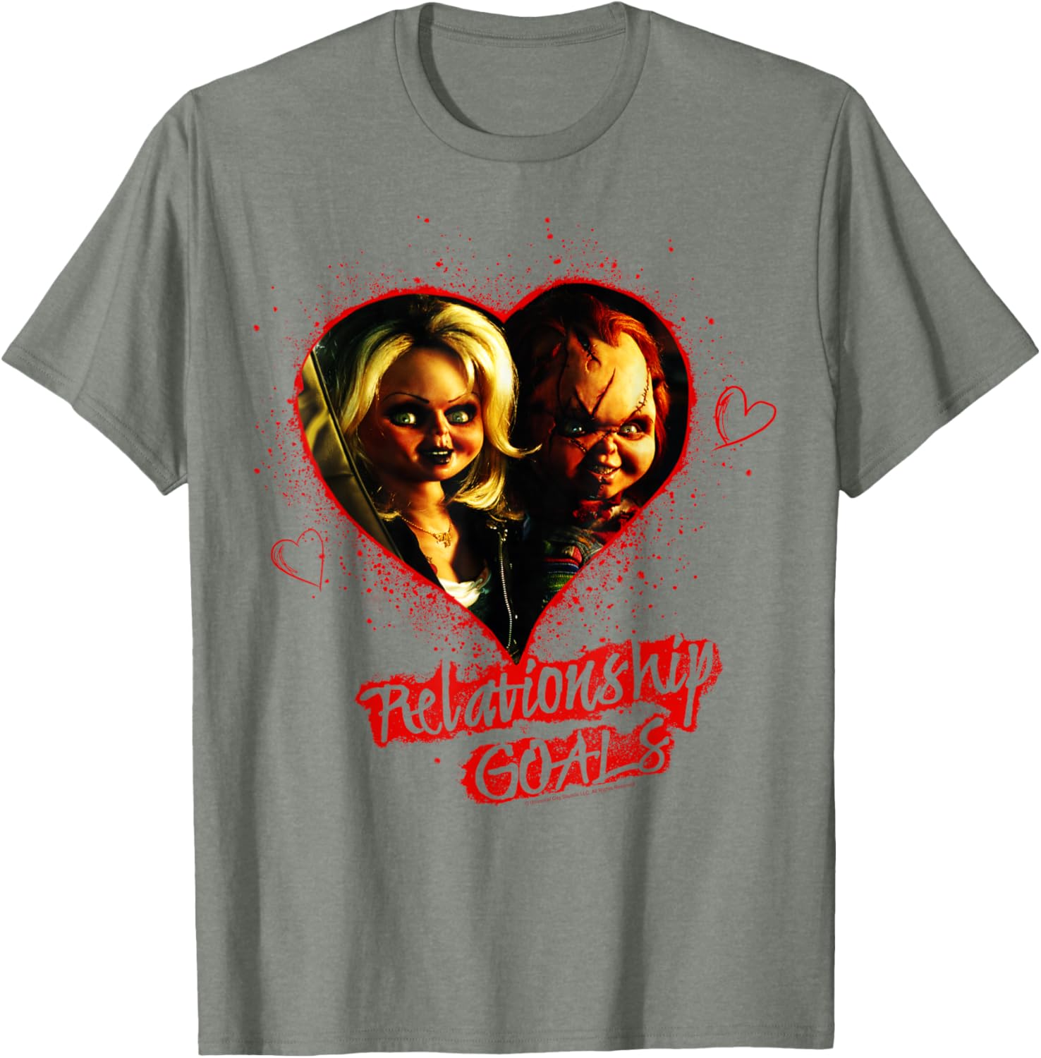Child's Play Chucky and Tiffany Relationship Goals T-Shirt for Kids - 3