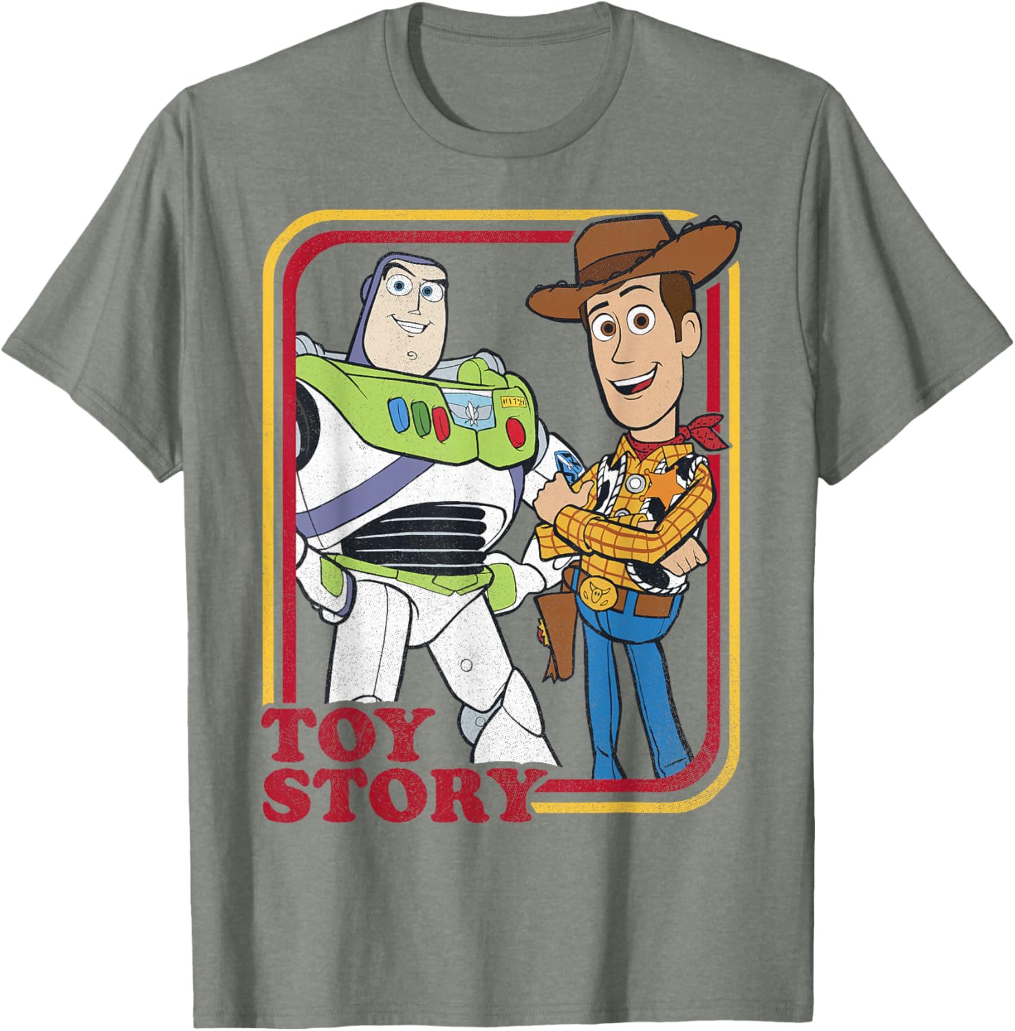 Disney Pixar Toy Story Buzz Lightyear and Woody Buds T-Shirt for Kids - 3