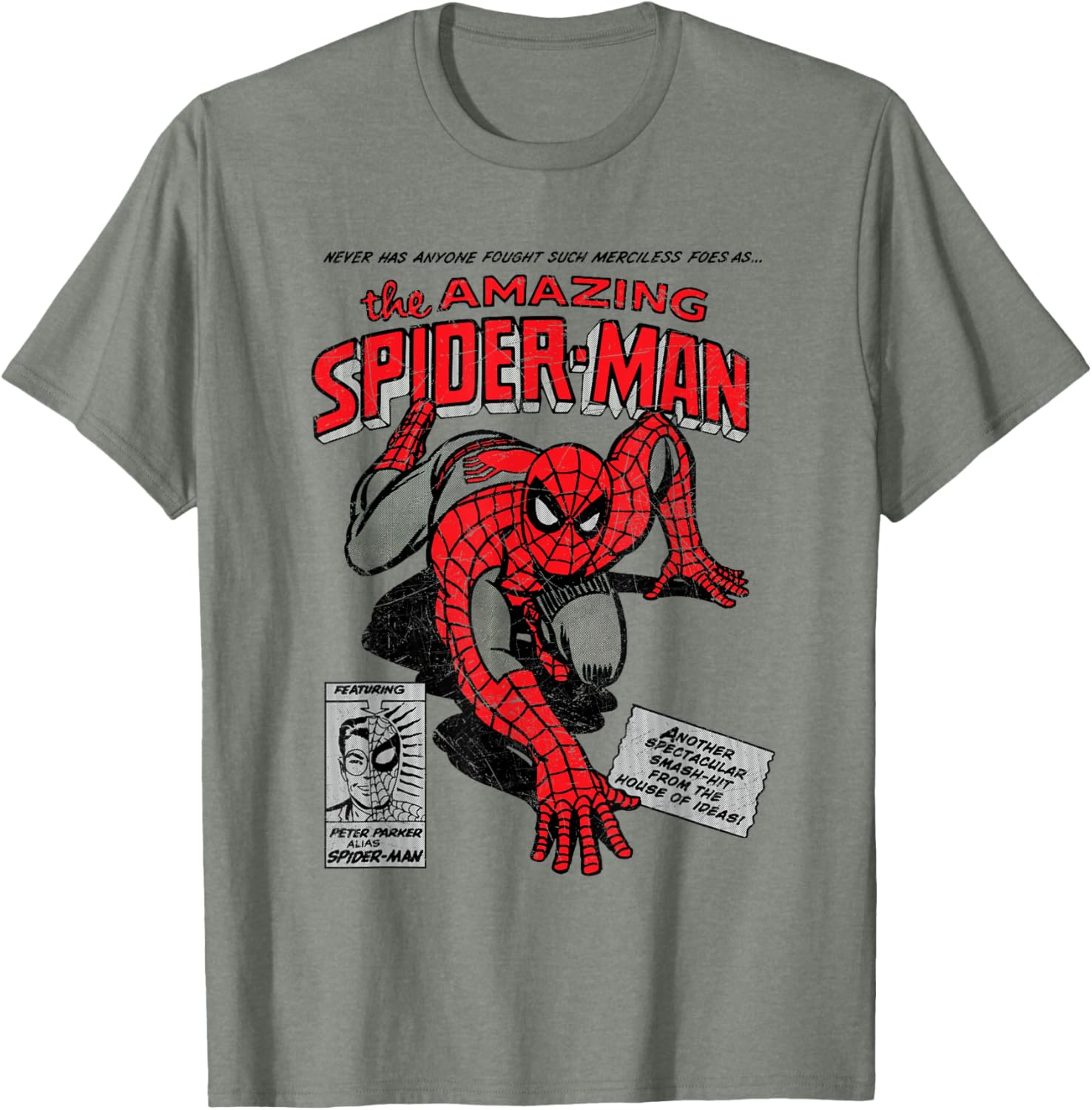 Marvel Spider-Man Retro Comic T-Shirt for Comic Book Fans - 15