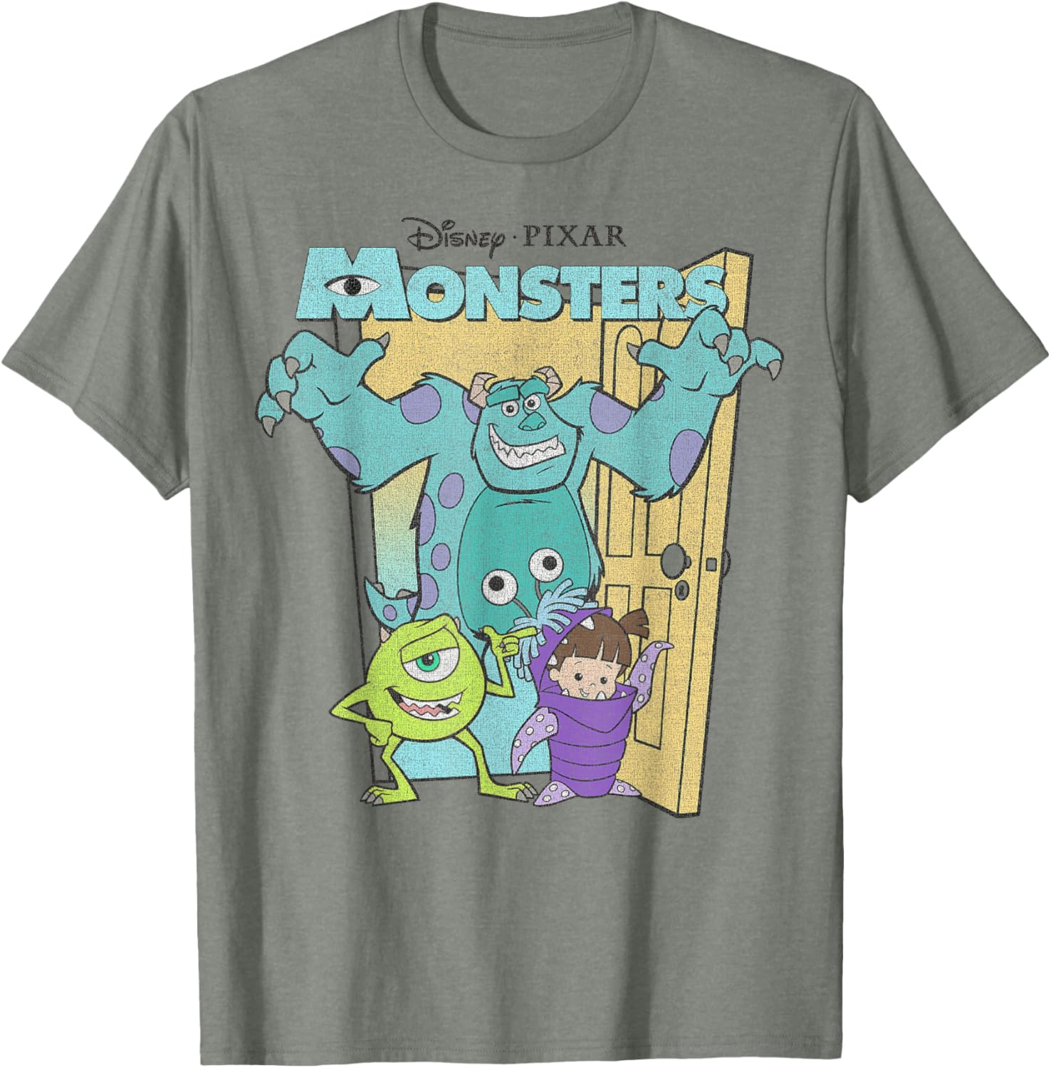Disney Pixar Monsters Inc Mike Sulley Boo T-Shirt for Kids and Adults - 8