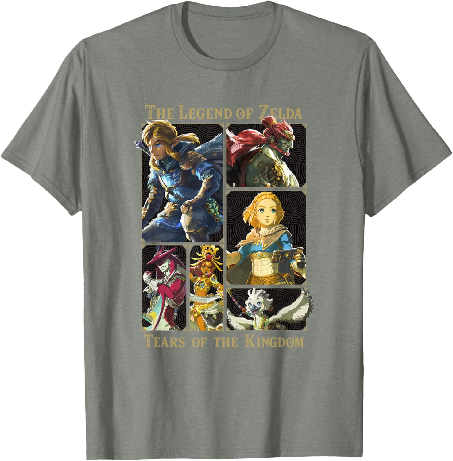 The Legend of Zelda Tears of the Kingdom Character Box Up T-Shirt - 13