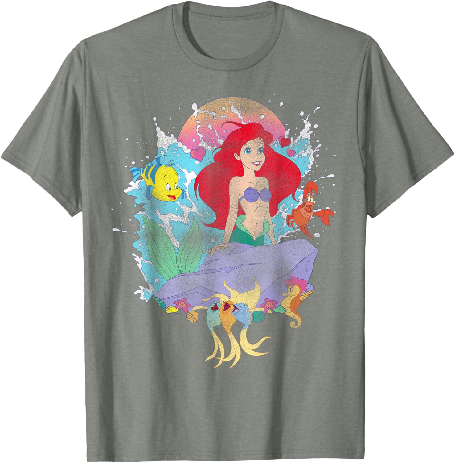 Ariel Splash T-Shirt for Kids - Fun Disney Little Mermaid Apparel - 10