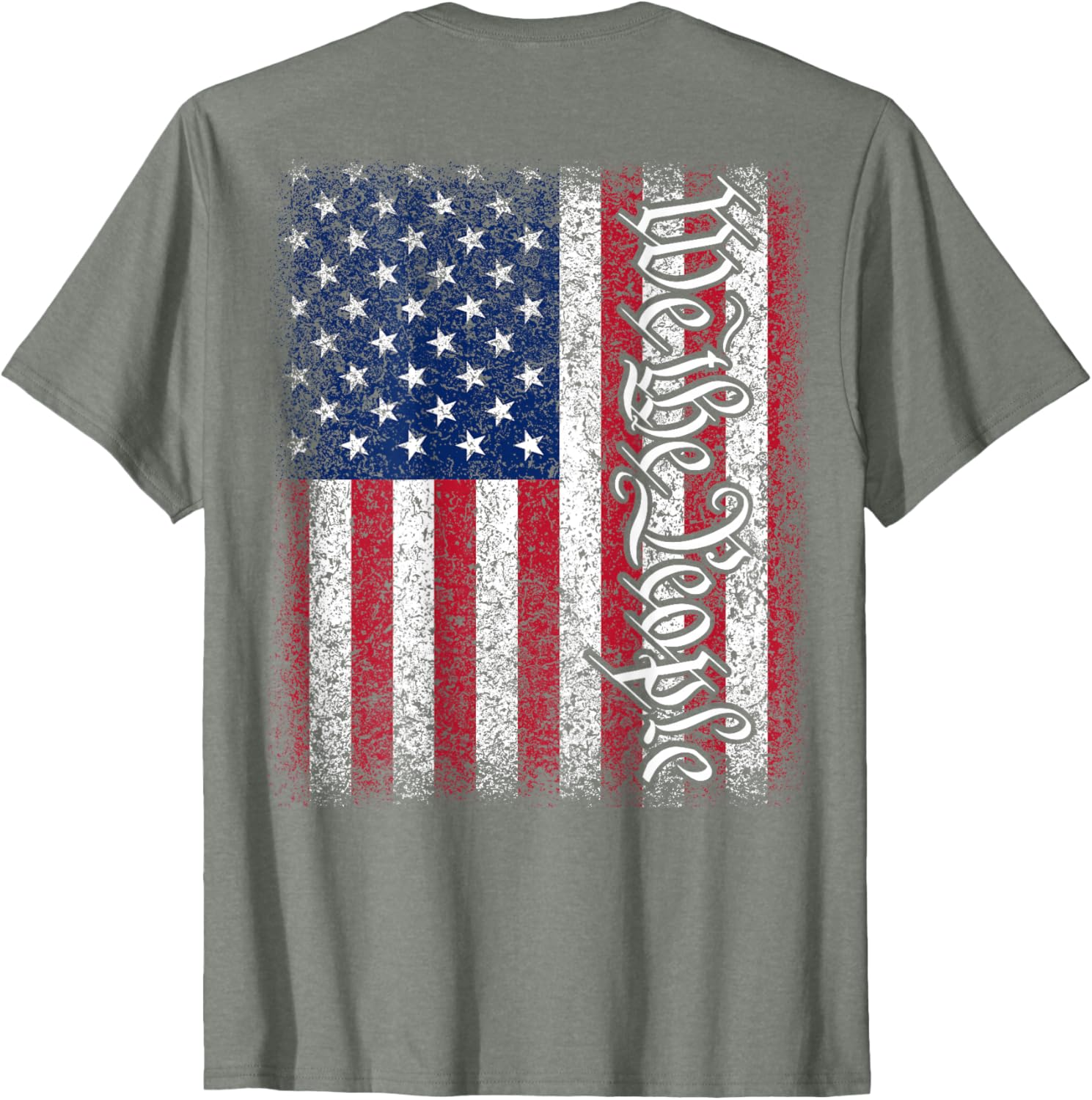 We The People Patriotic T-Shirt with American Flag Design for Proud Americans - 7