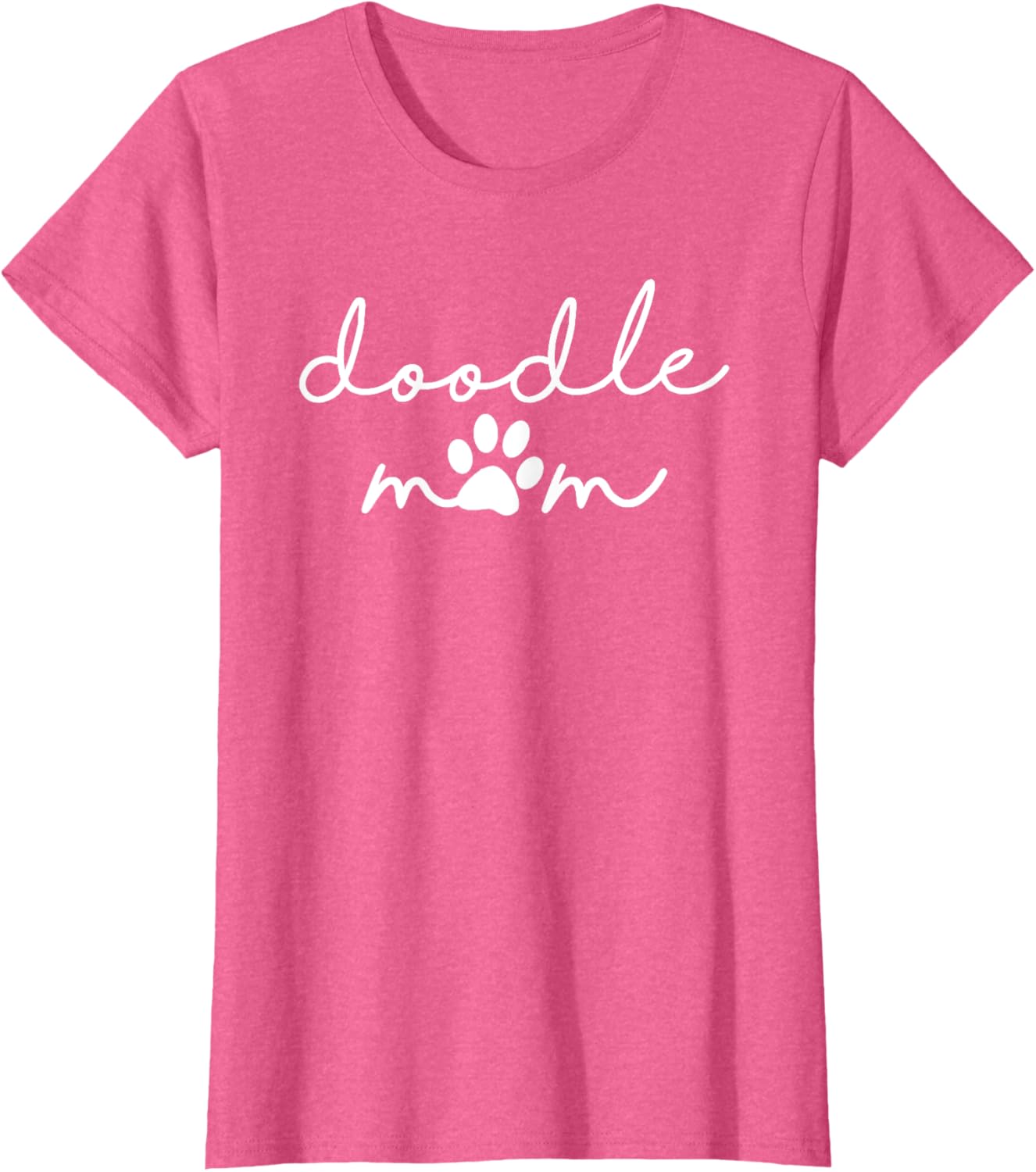 Golden Doodle Mom Mini Labradoodle Goldendoodle Pawprint T-Shirt for Women - 1