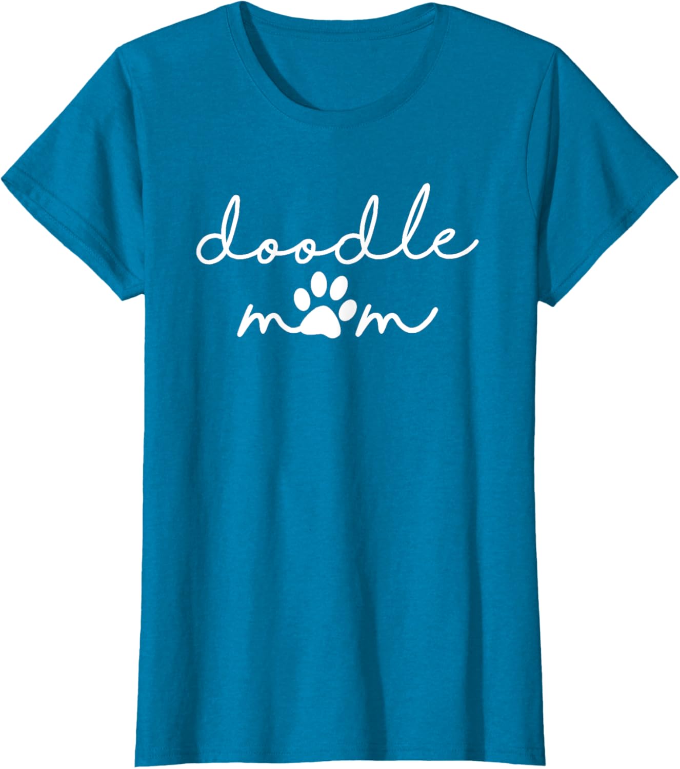 Golden Doodle Mom Mini Labradoodle Goldendoodle Pawprint T-Shirt for Women - 3