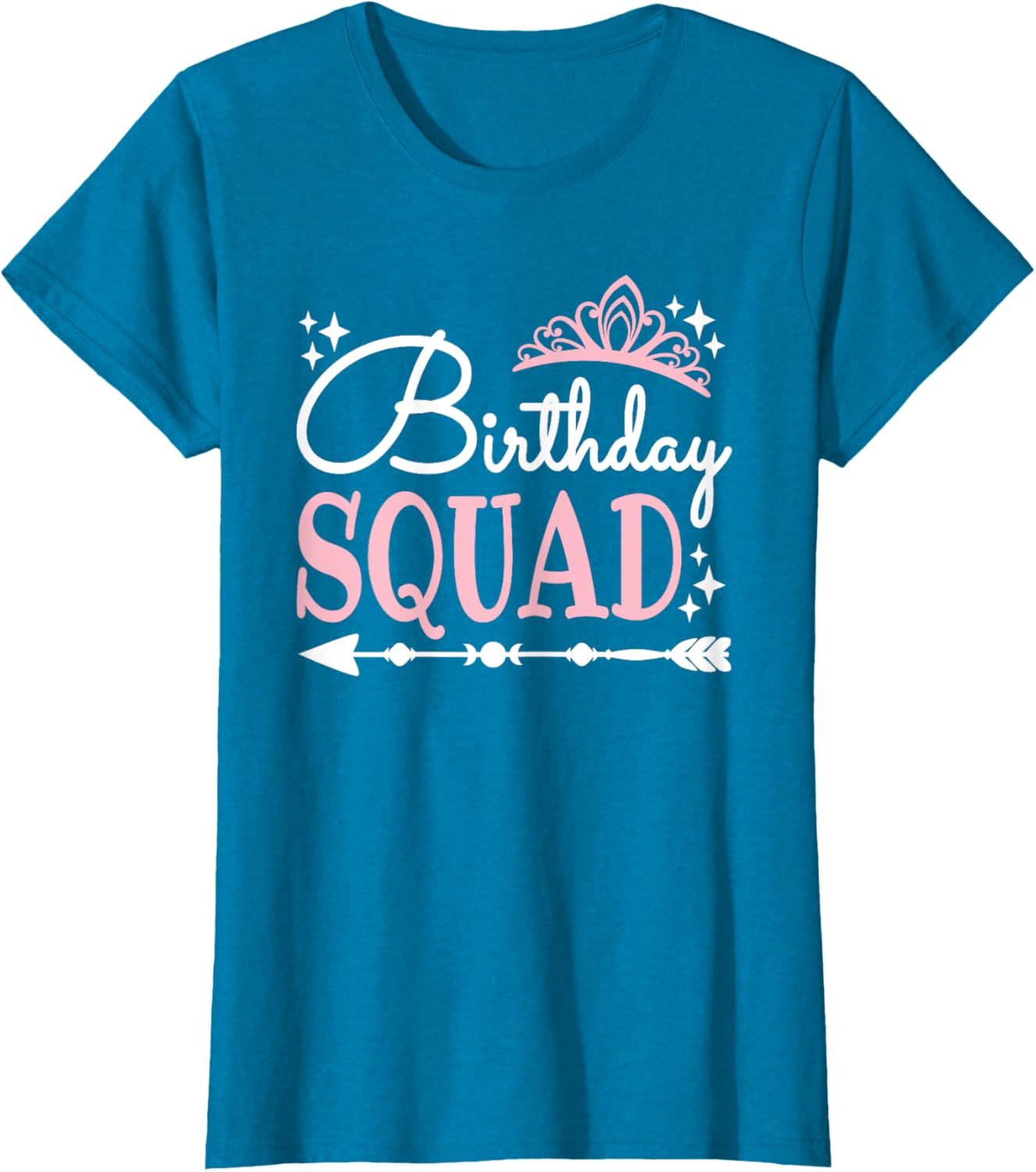 Funny Birthday Squad Bday Queen T-Shirt for Women and Girls - 2