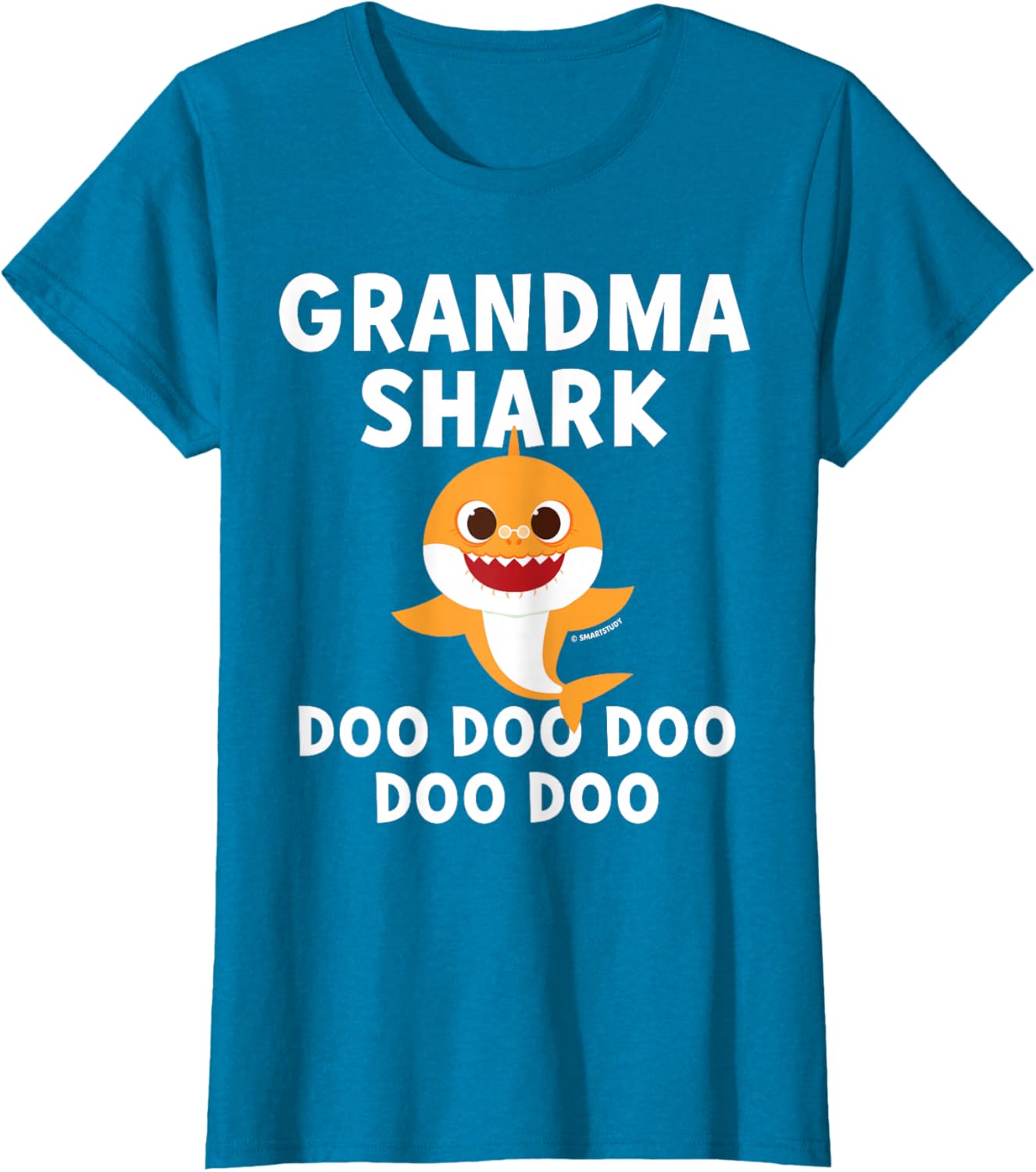 Pinkfong Grandma Shark Official T-Shirt for Kids - Cute and Fun Apparel - 1