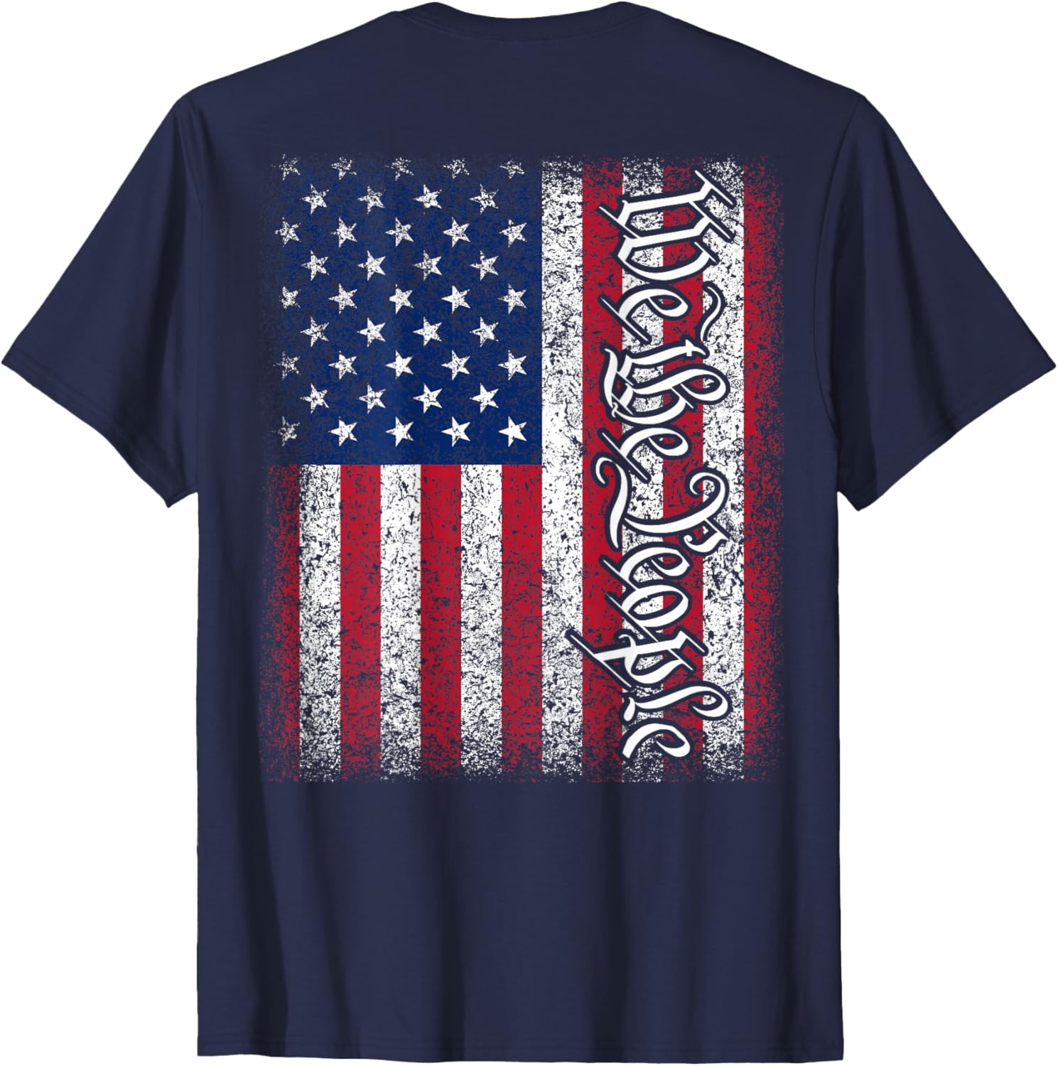We The People Patriotic T-Shirt with American Flag Design for Proud Americans - 16