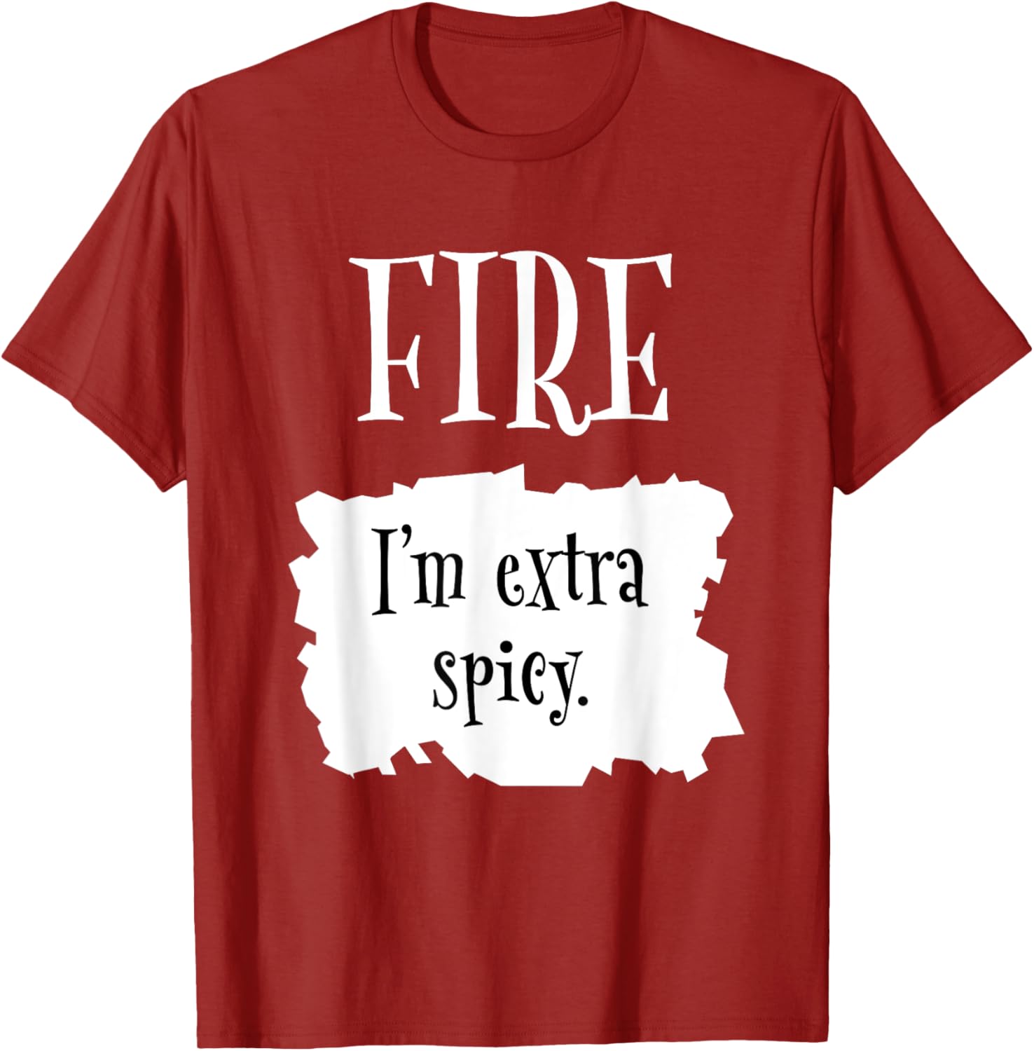 Extra Spicy Halloween Taco Costume T-Shirt Fun Fire Hot Packet Design - 1