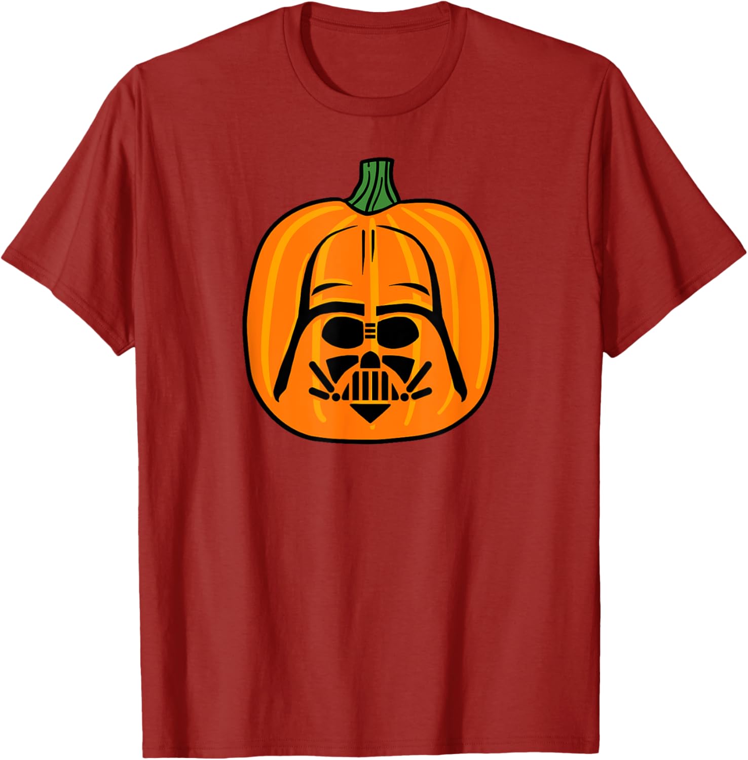 Darth Vader Pumpkin Jack O'Lantern T-Shirt for Star Wars Fans - 5