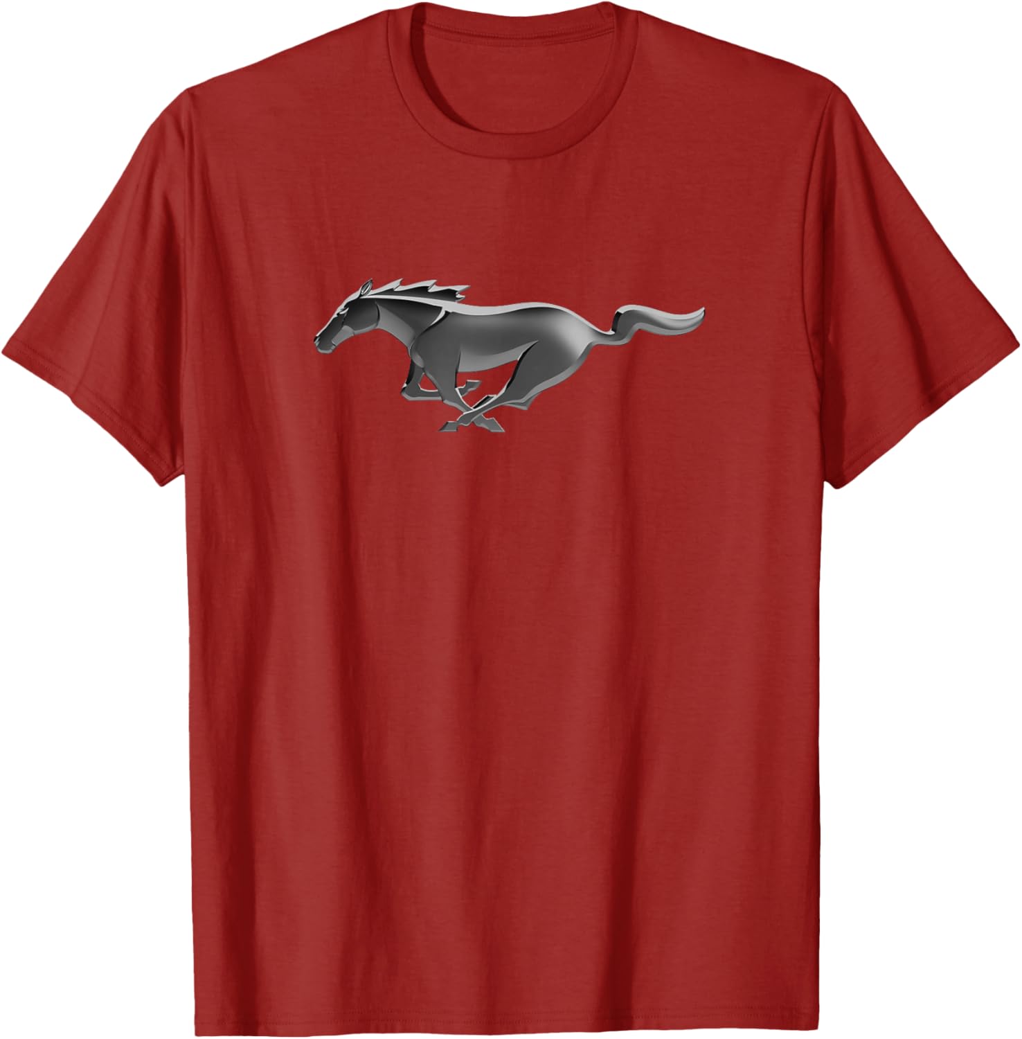 Ford Mustang Modern Pony Logo T-Shirt Classic Automotive Apparel - 3
