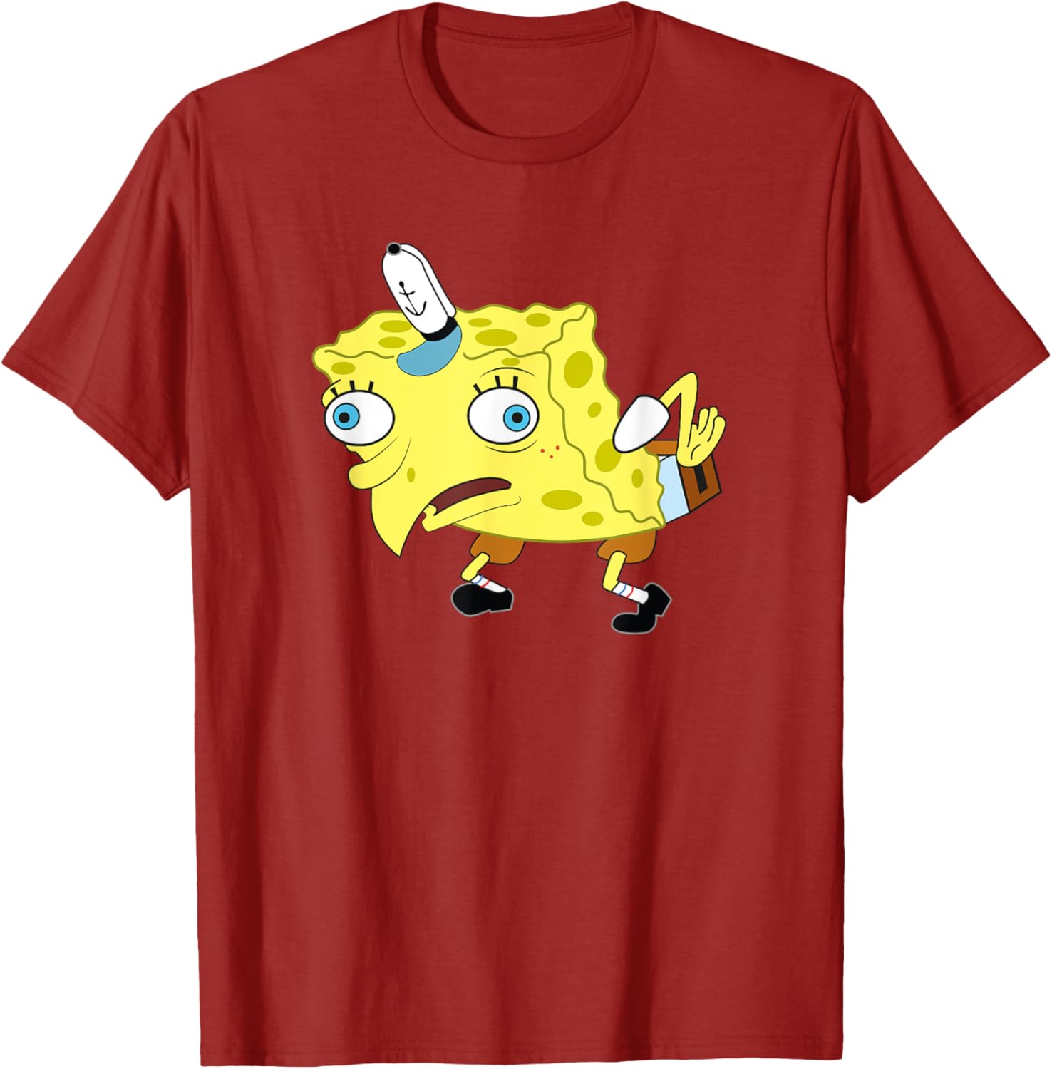 Mademark SpongeBob SquarePants Are You Mocking Me T-Shirt for Fans - 15