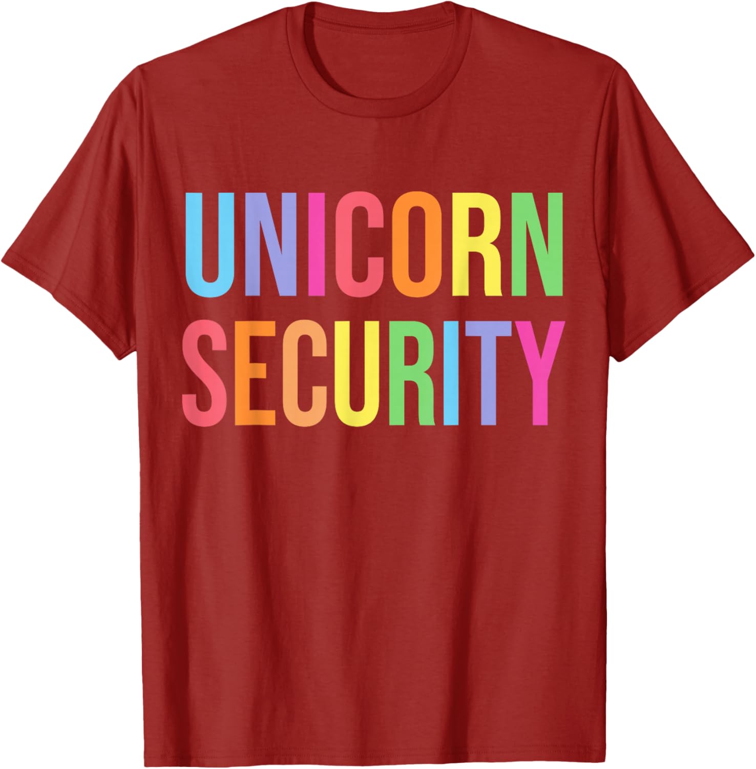 Halloween Family Costume Unicorn Security T-Shirt for Mom, Dad, Daughter - 13