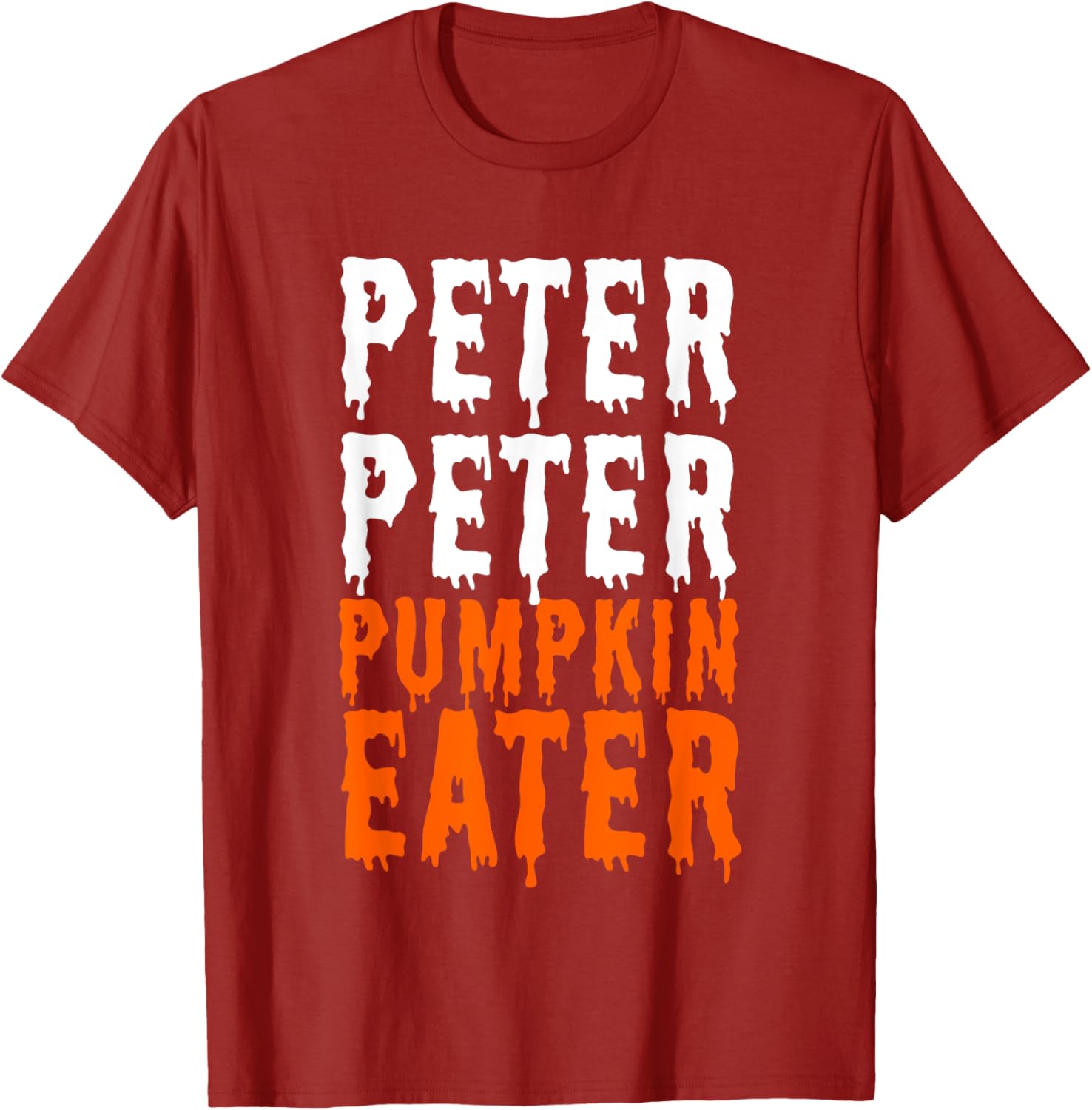 Peter Pumpkin Eater Halloween Costume T-Shirt for Couples and Men - 4