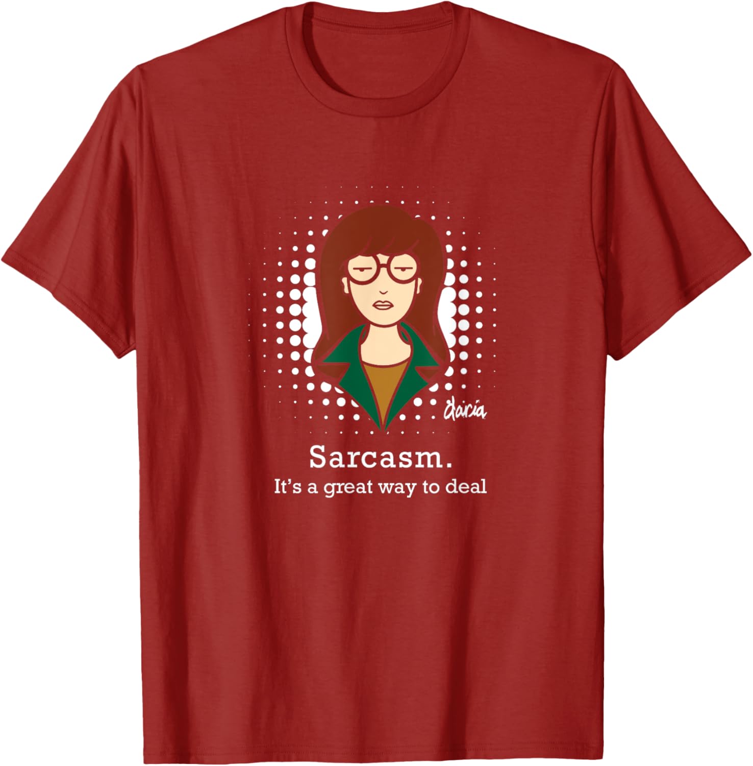 Mademark x Daria Sarcasm T-Shirt Perfect for Humor Lovers and Casual Wear - 7