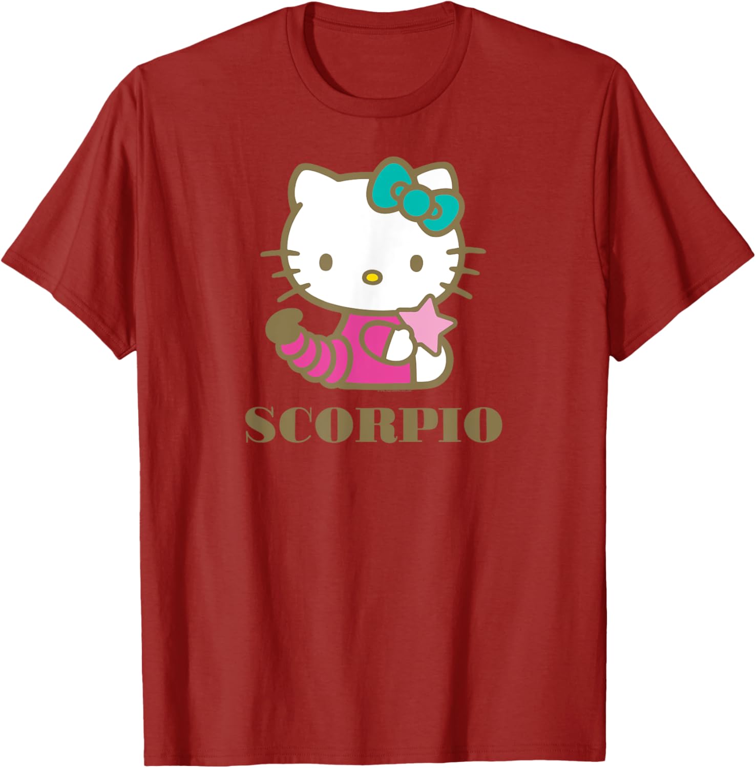 Hello Kitty Scorpio Zodiac T-Shirt for Trendy Fans of Cute Fashion - 7