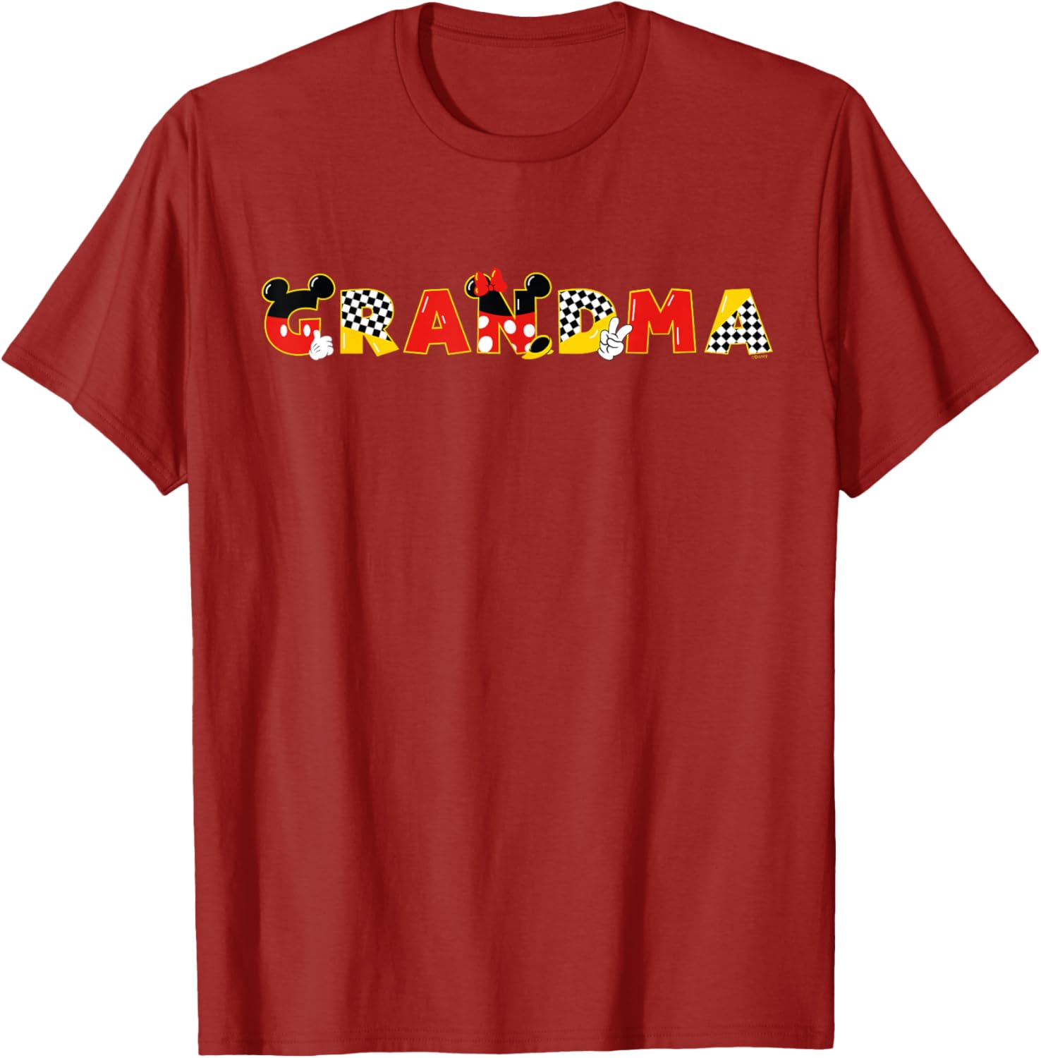 Disney Mickey and Minnie Grandma Gift Family Vacation T-Shirt for Trips - 5