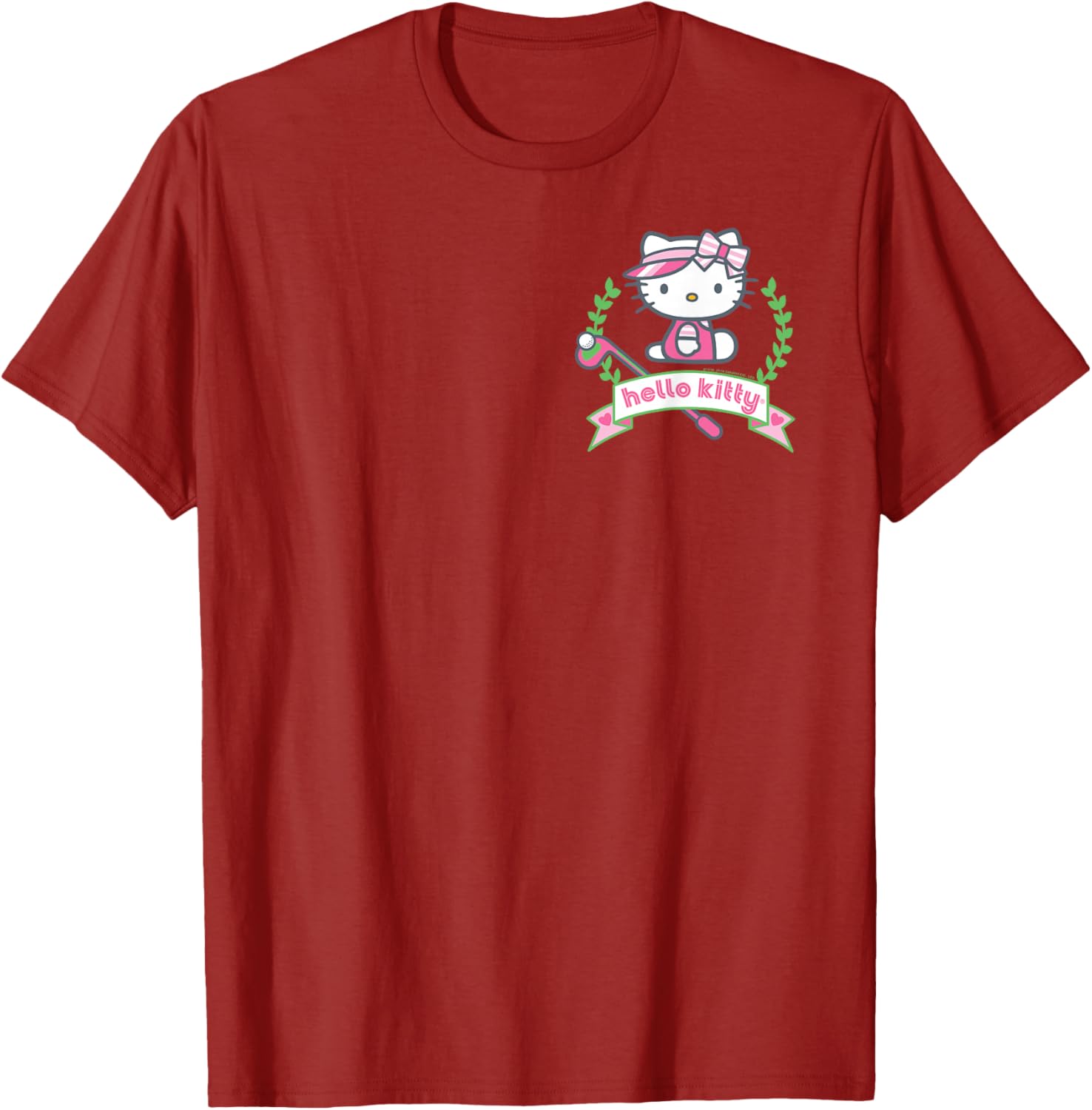 Hello Kitty Golf T-Shirt for Fun Golfers - Cute Cartoon Apparel - 3