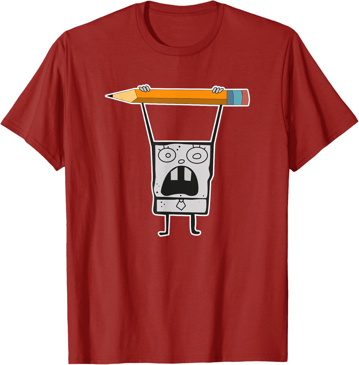 Mademark x SpongeBob SquarePants DoodleBob T-Shirt for Fun Fashion - 3