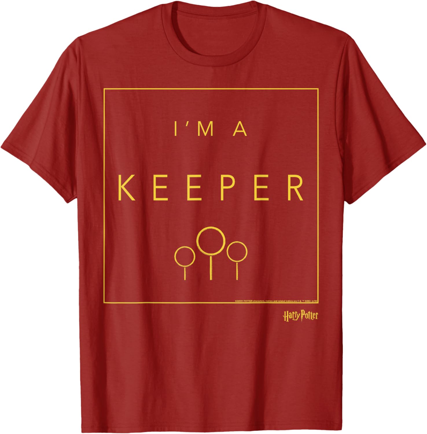 Harry Potter Quidditch I'm A Keeper T-Shirt for Fans and Players - 10