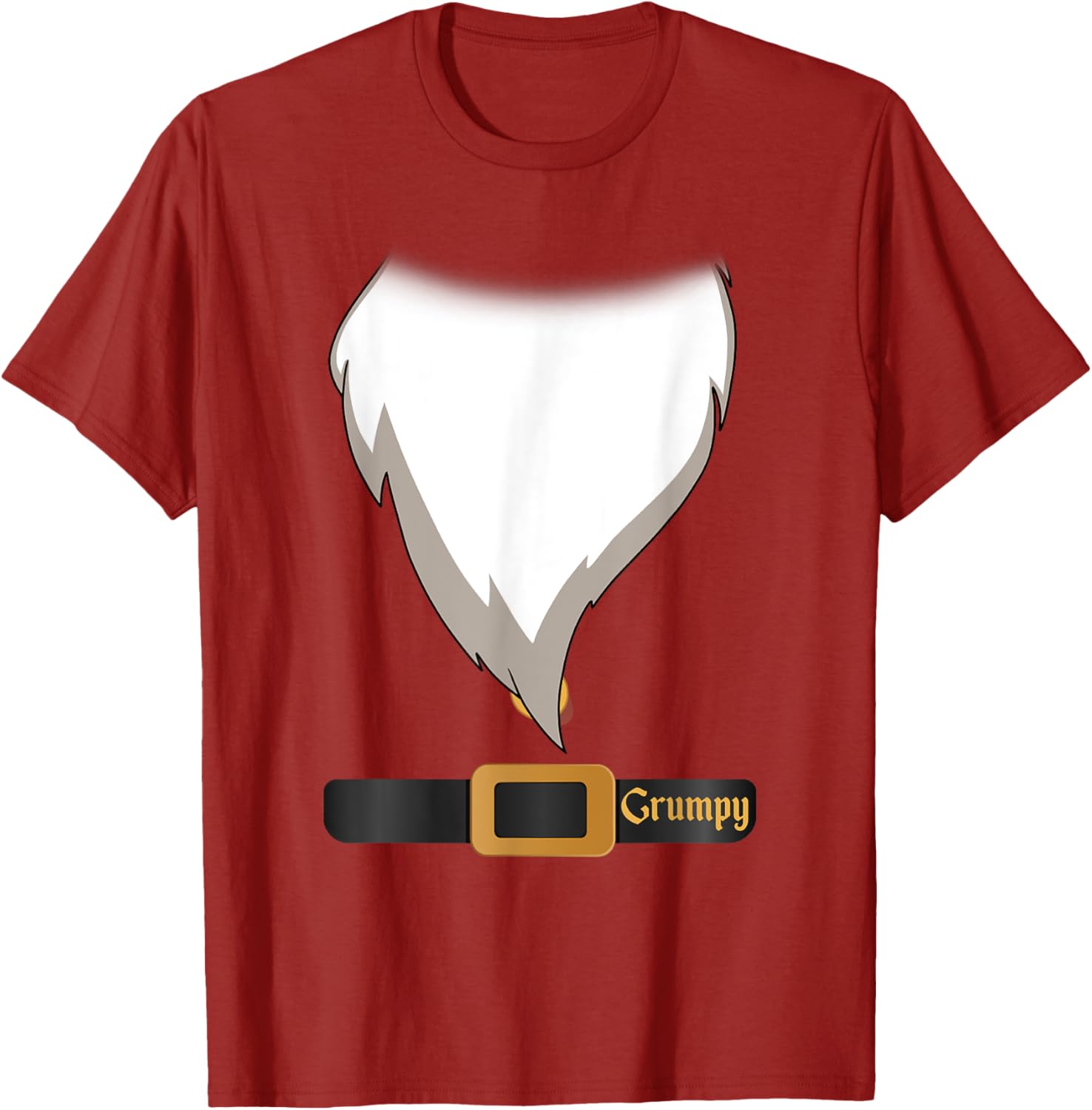 Disney Halloween Grumpy Seven Dwarfs Costume T-Shirt for Adults and Kids - 1