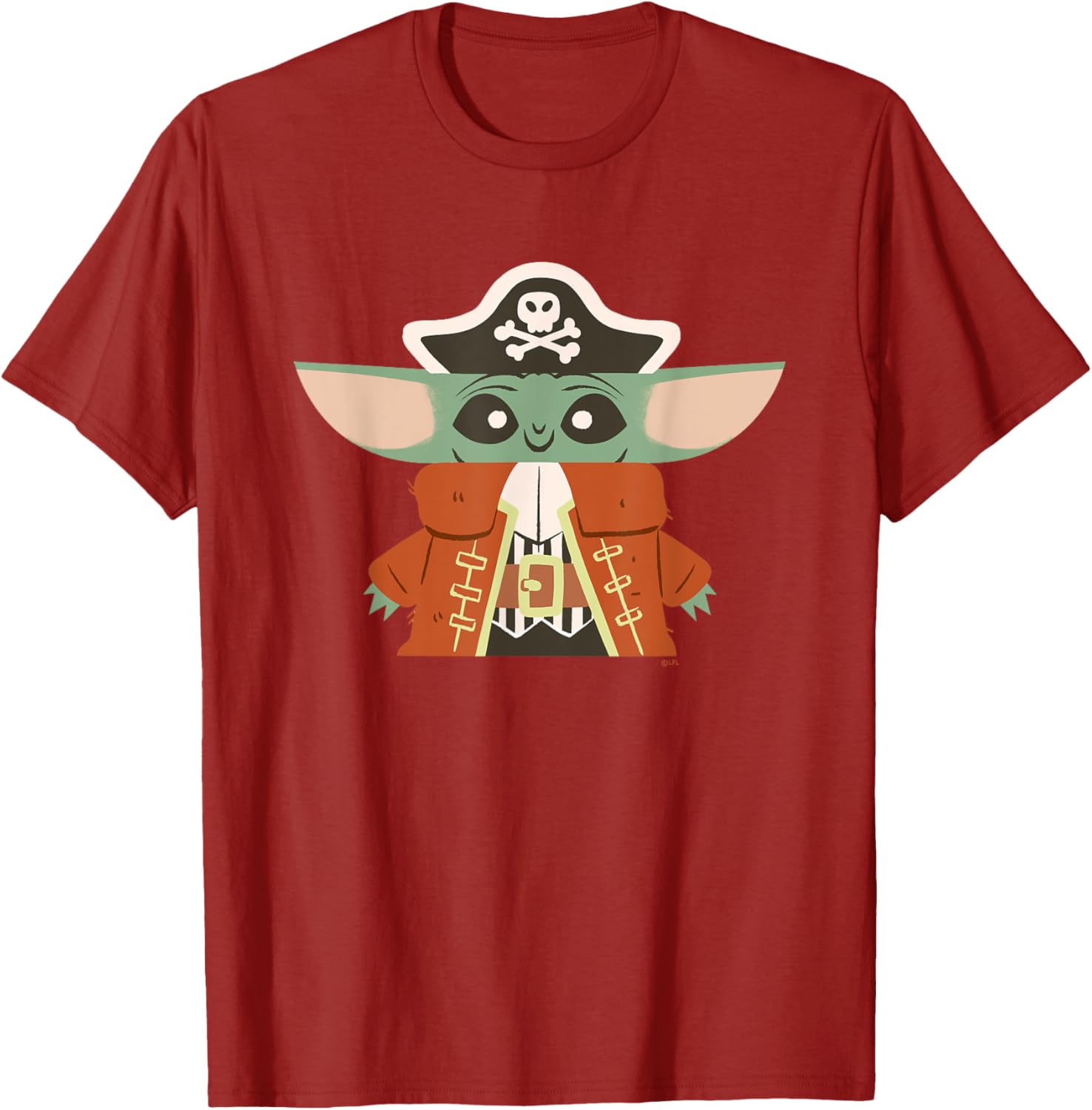 Grogu The Mandalorian Pirate Halloween Costume T-Shirt for Kids and Adults - 7