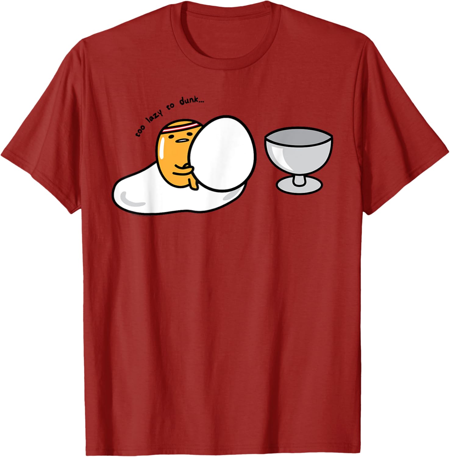 Gudetama Lazy Dunk Basketball T-Shirt for Fun and Unique Style - 1