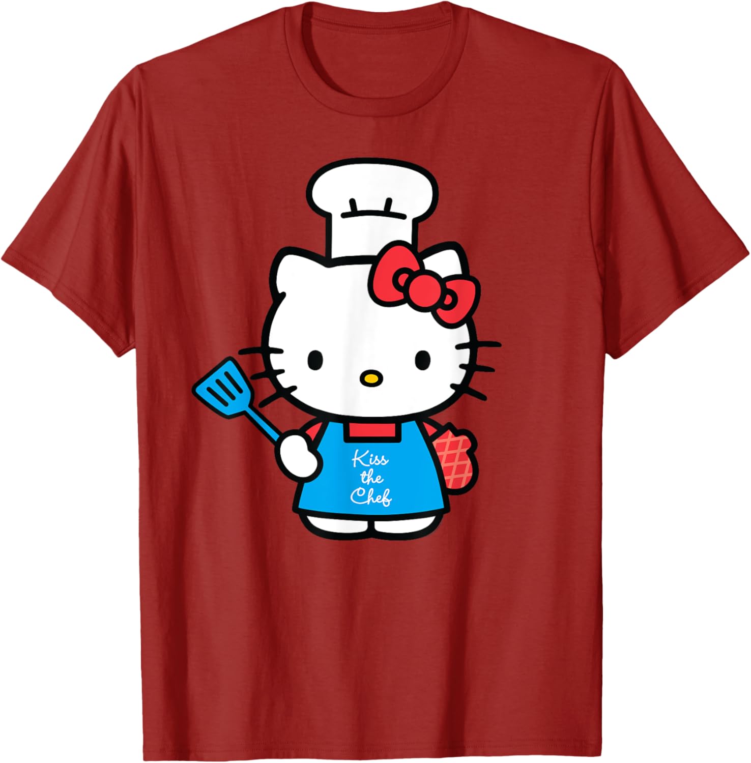 Hello Kitty Kiss the Chef T-Shirt Cute and Fun Cooking Apparel - 17