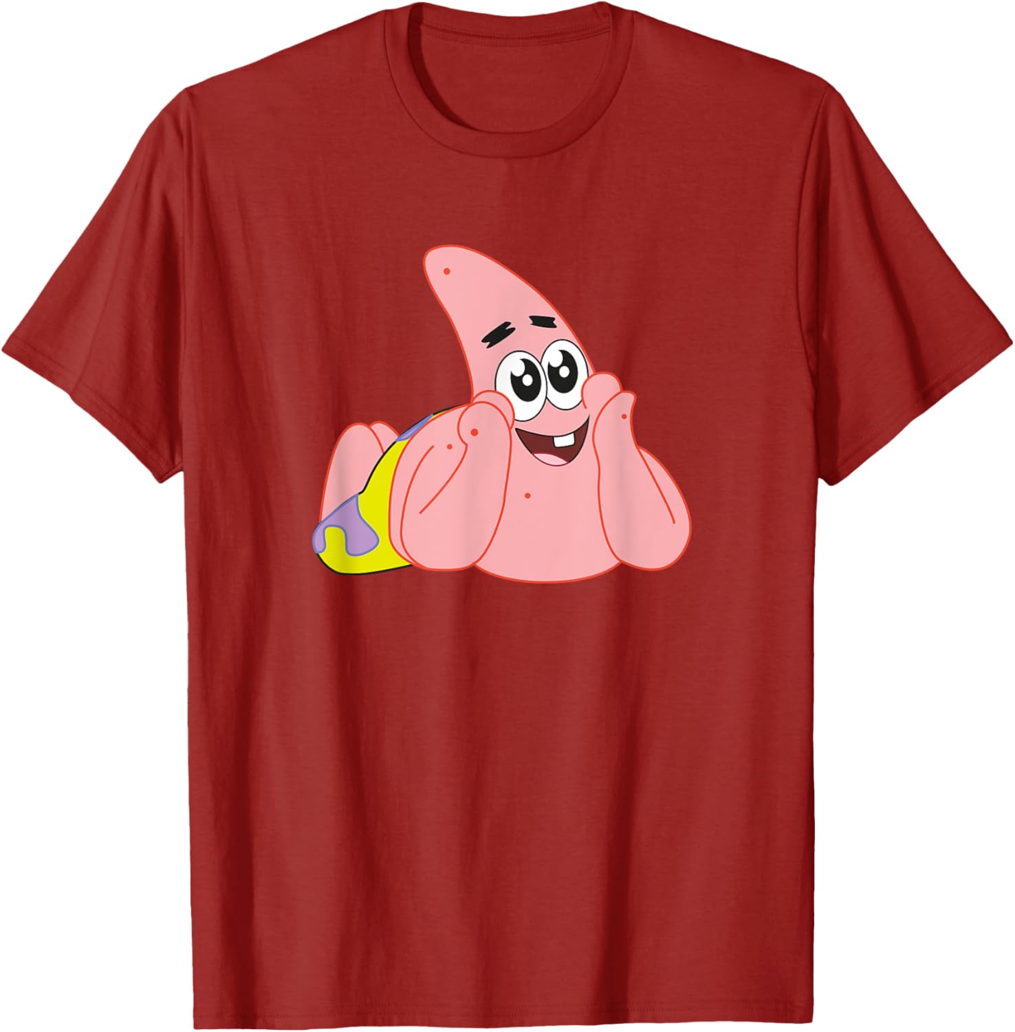 Mademark x SpongeBob Patrick Star Feelin Cute T-Shirt for Fun Style - 2