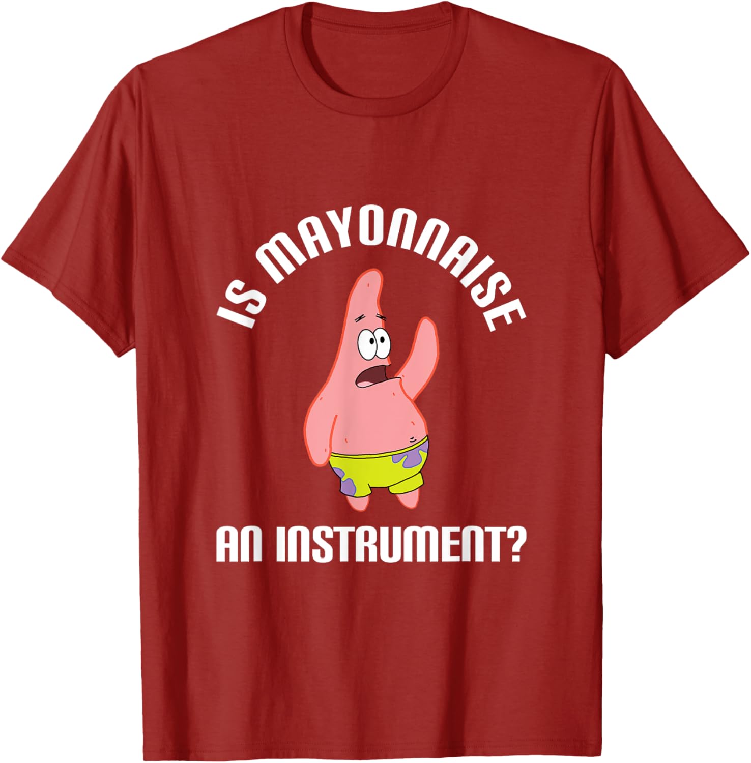 Mademark SpongeBob SquarePants Mayonnaise Instrument T-Shirt for Fans - 13