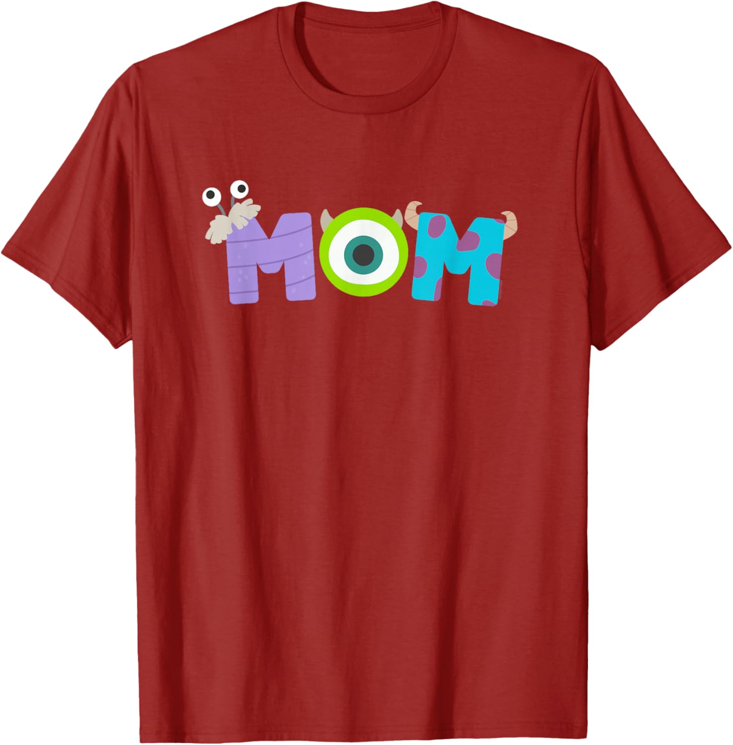 Monsters Inc Mom T-Shirt for Mother's Day Birthday Gift Clothing - 24