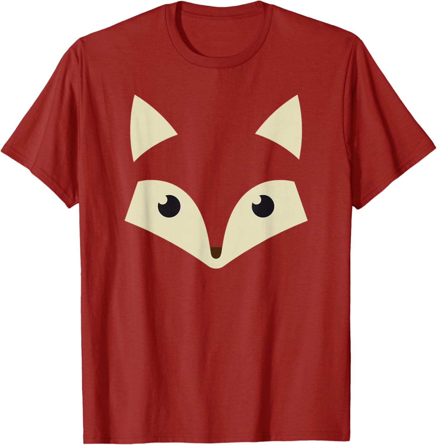 Adorable Fox Face T-Shirt for Halloween Costume Gift and Fun Outfits - 1