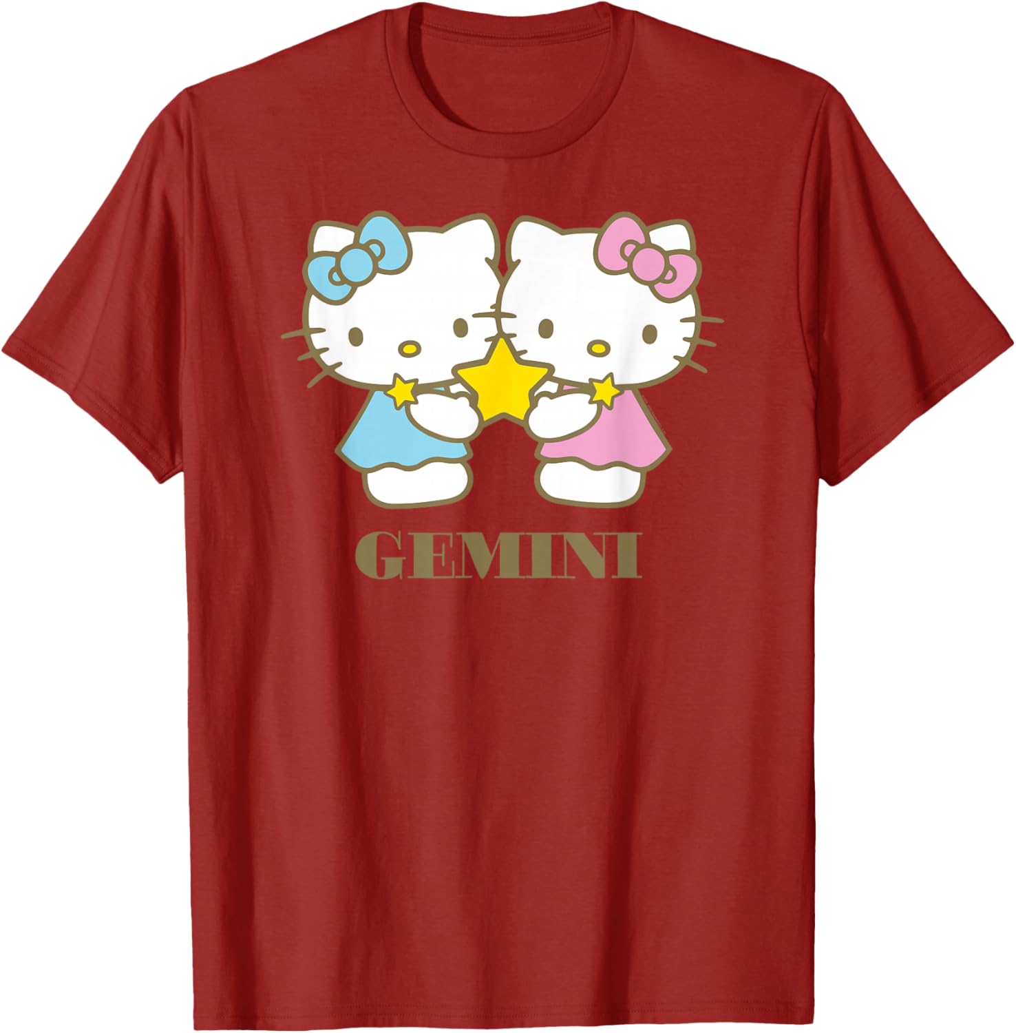 Hello Kitty Gemini T-Shirt for Zodiac Fans - Cute and Stylish Apparel - 4