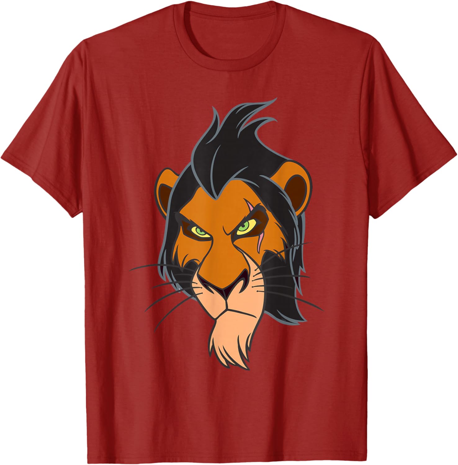 Disney Scar Big Face Costume T-Shirt for Lion King Fans - 21