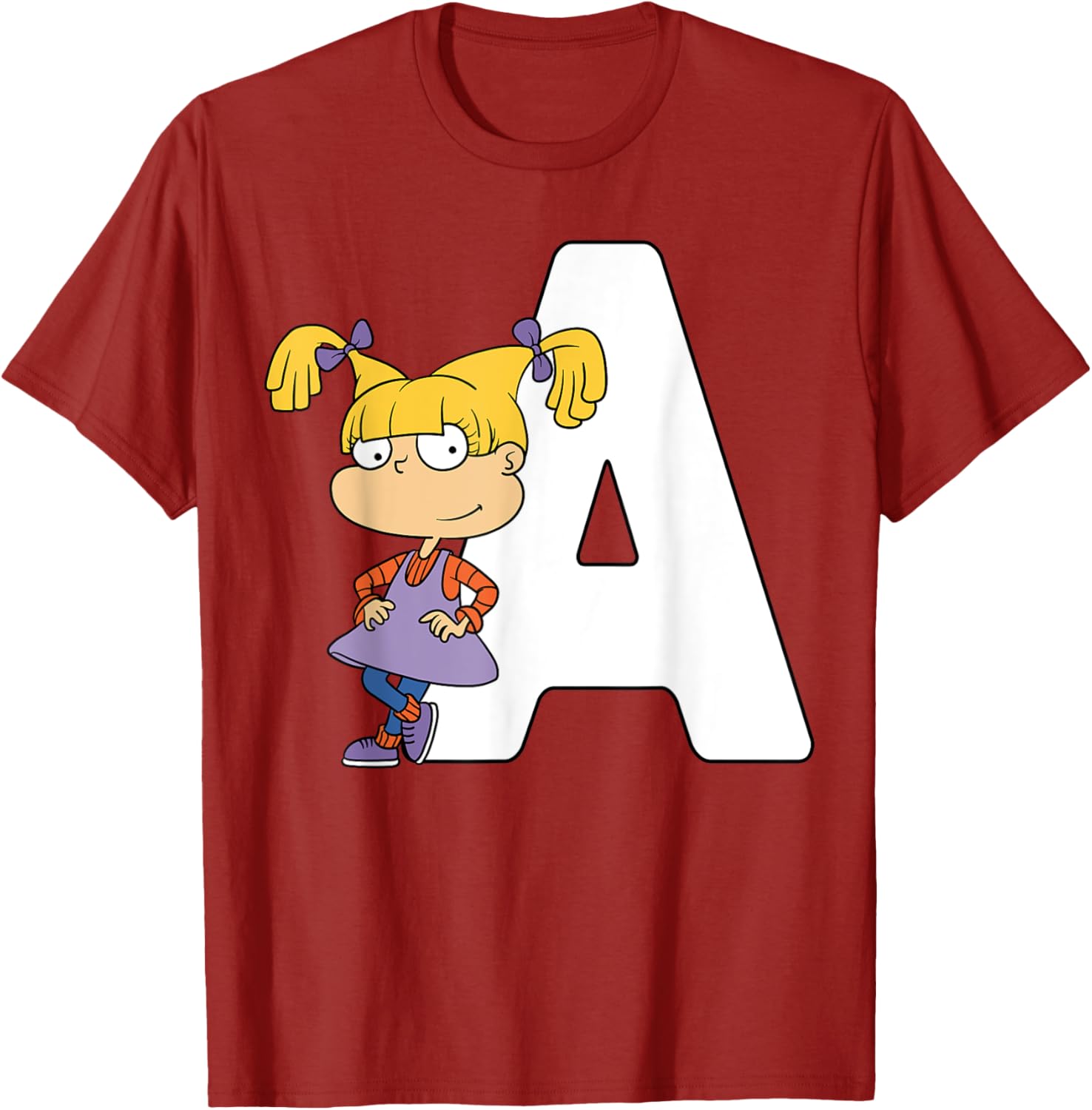 Mademark x Rugrats Angelica Pickles The Girl with an A T-Shirt for Fans - 19