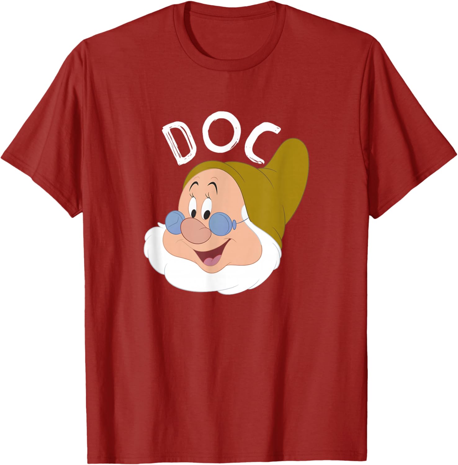 Disney Snow White Doc Face T-Shirt for Kids and Adults - Cute Graphic Tee - 1