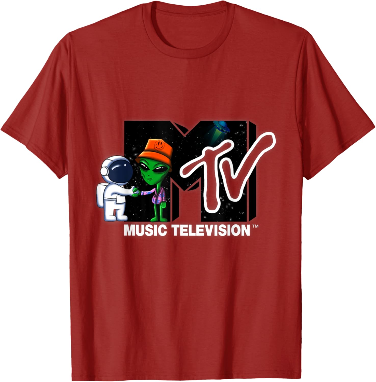 Mademark x MTV Astronaut Alien Space T-Shirt Official MTV Logo Design - 23