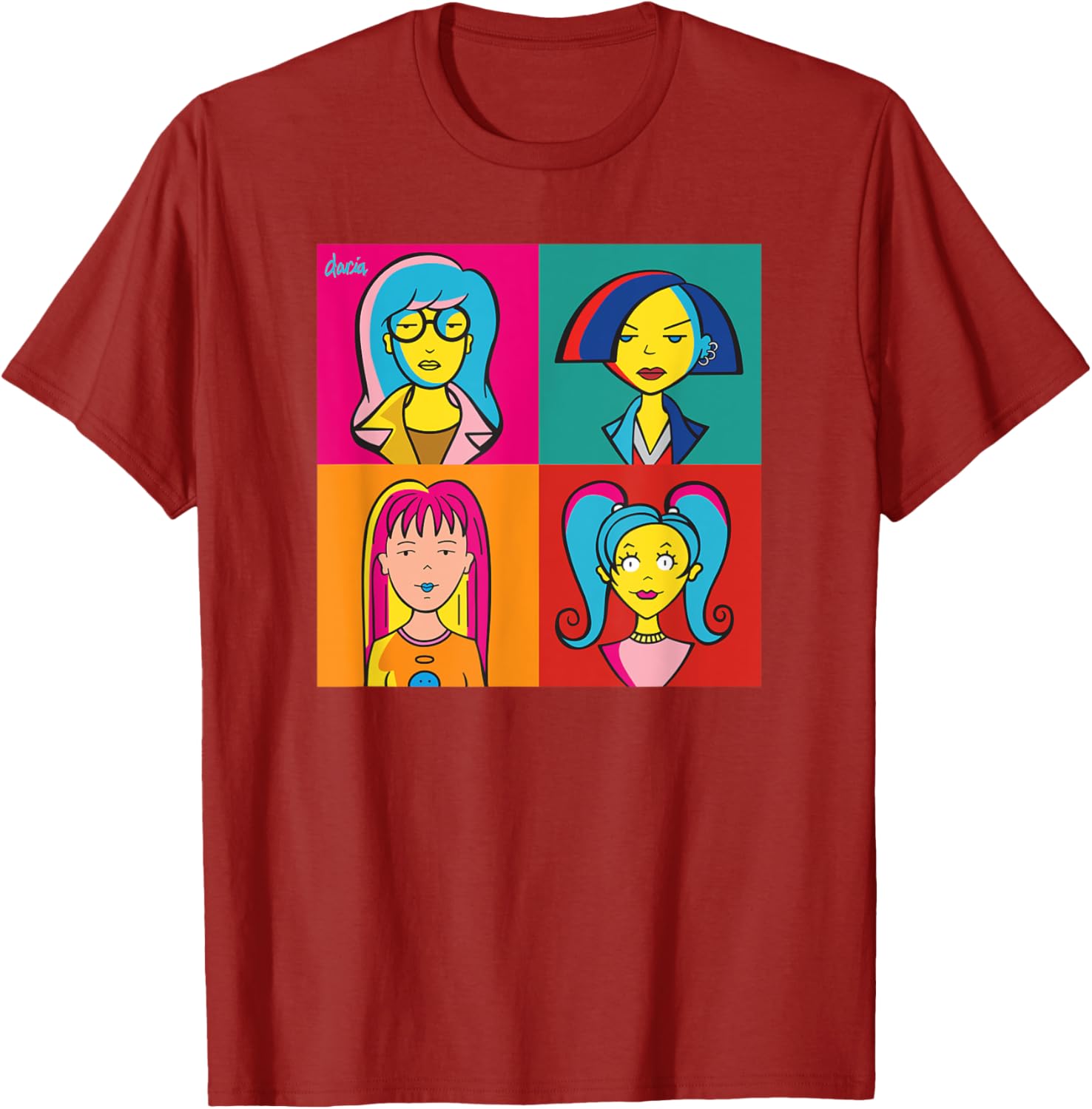 Mademark x Daria Ladies Pop Art T-Shirt - Fun Fashion for Every Occasion - 19