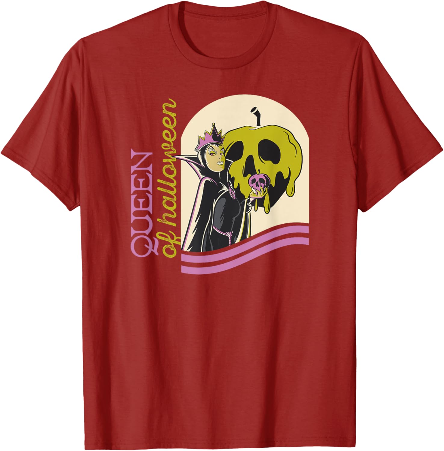 Amazon Essentials Men's Villains Evil Queen Halloween T-Shirt Black Small - 1